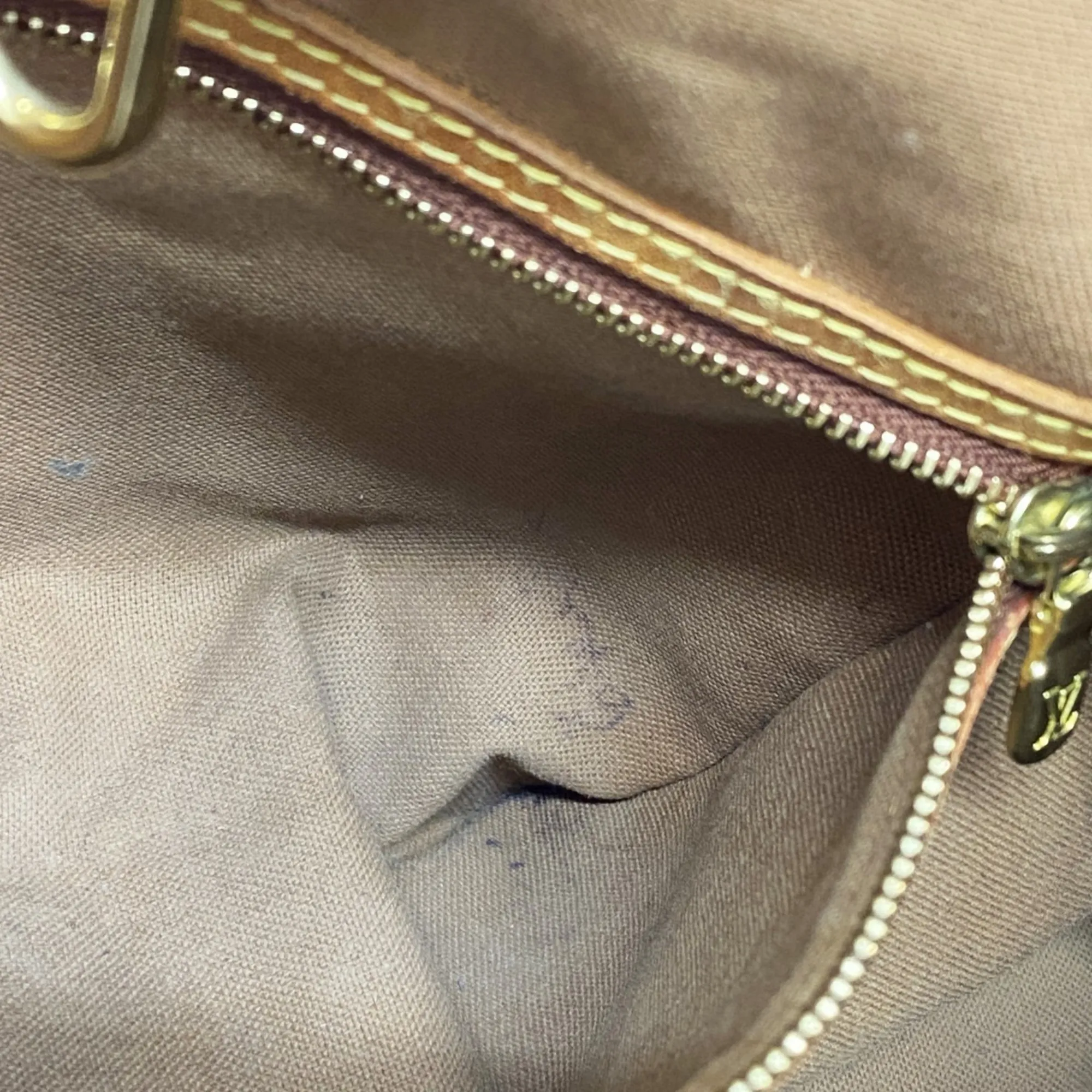 LOUIS VUITTON Brown Monogram Tote Bag