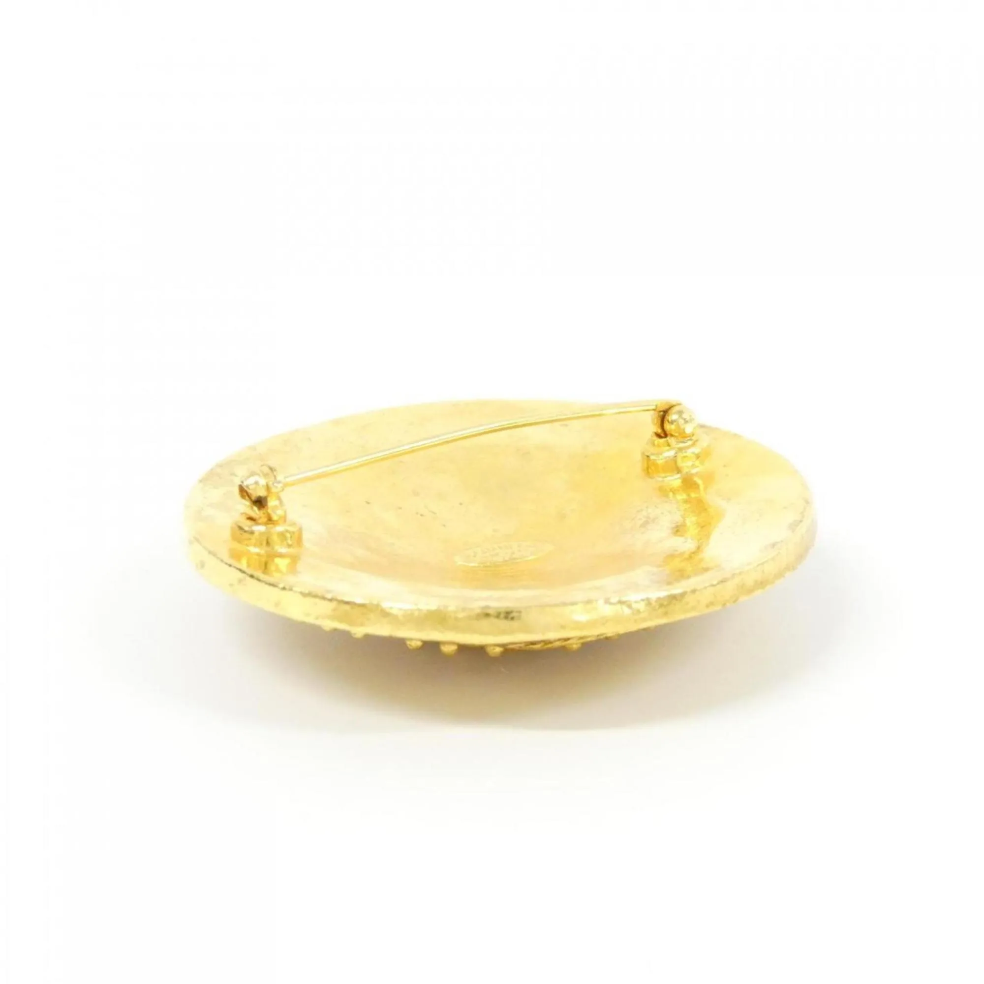 CHANEL Gold Brooch