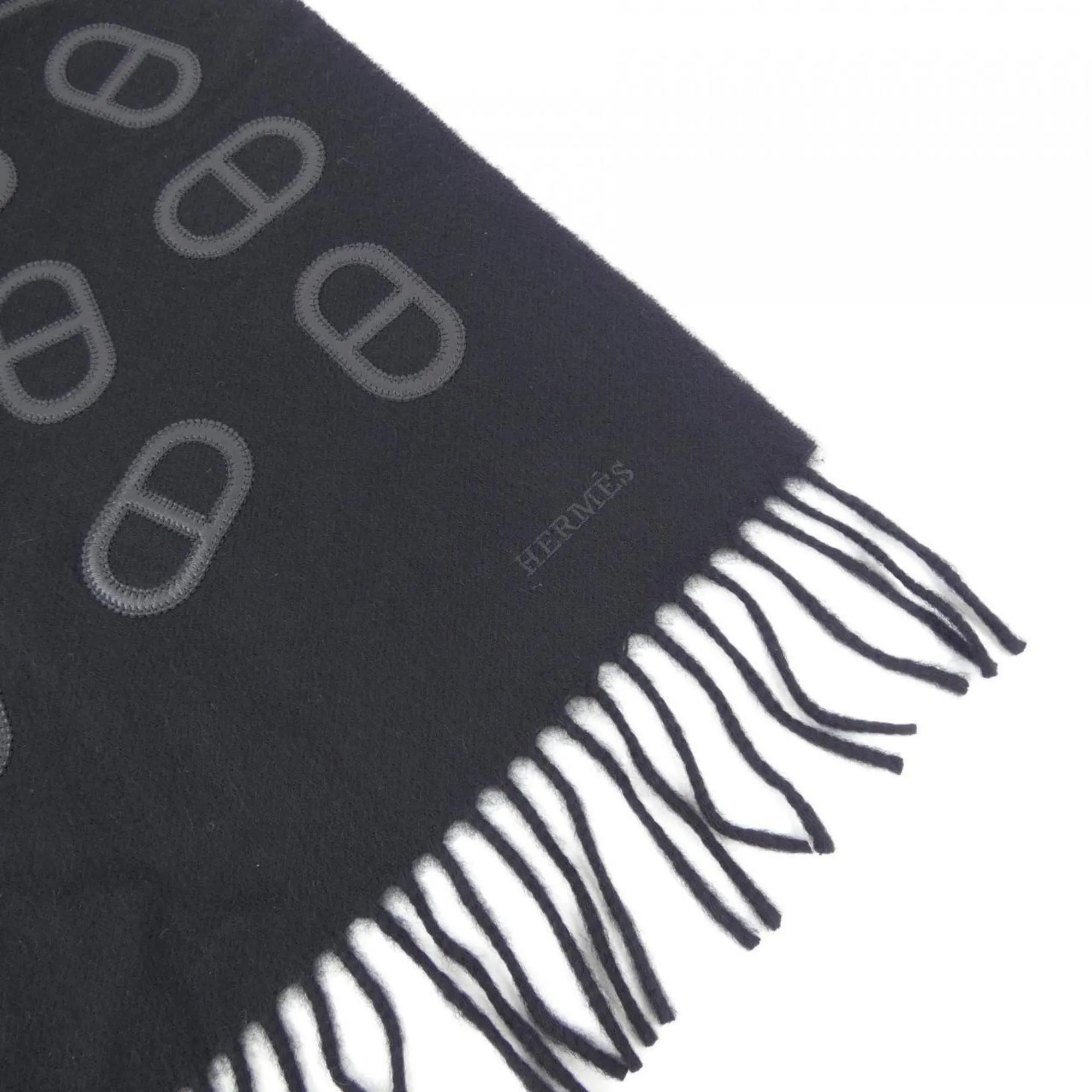 HERMES Black Scarf