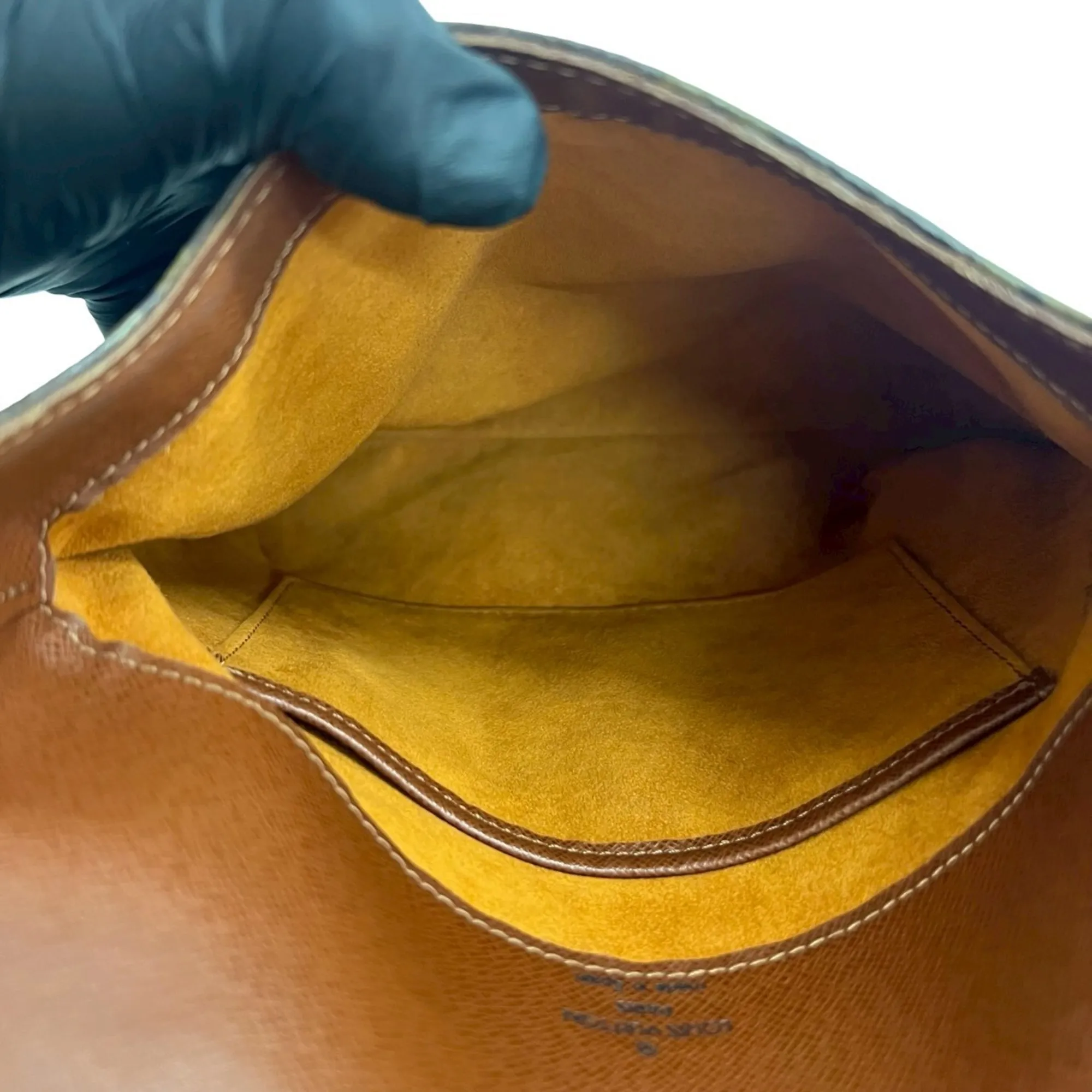 LOUIS VUITTON Brown Monogram Leather Shoulder Bag