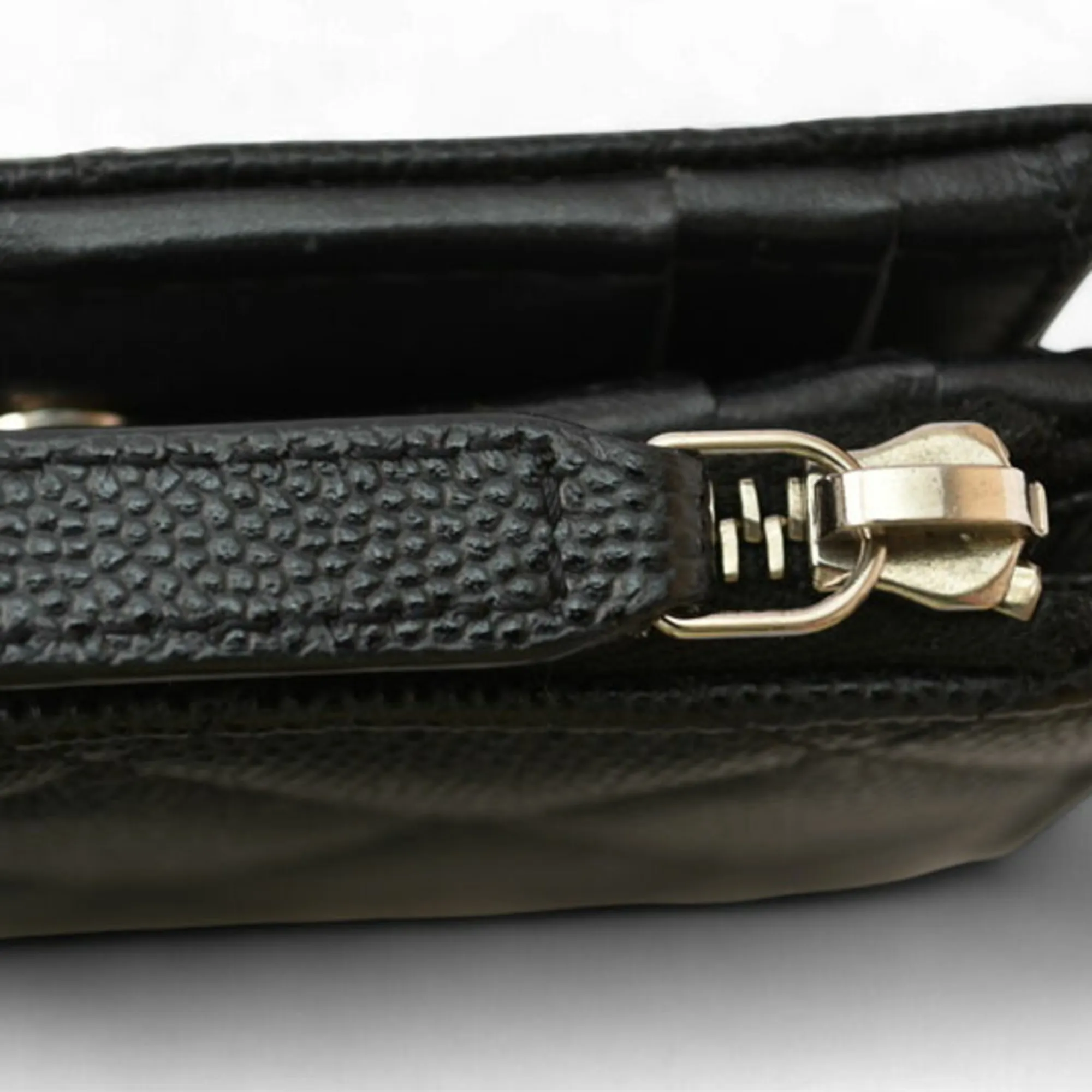 CHANEL Black Caviar Leather Wallet