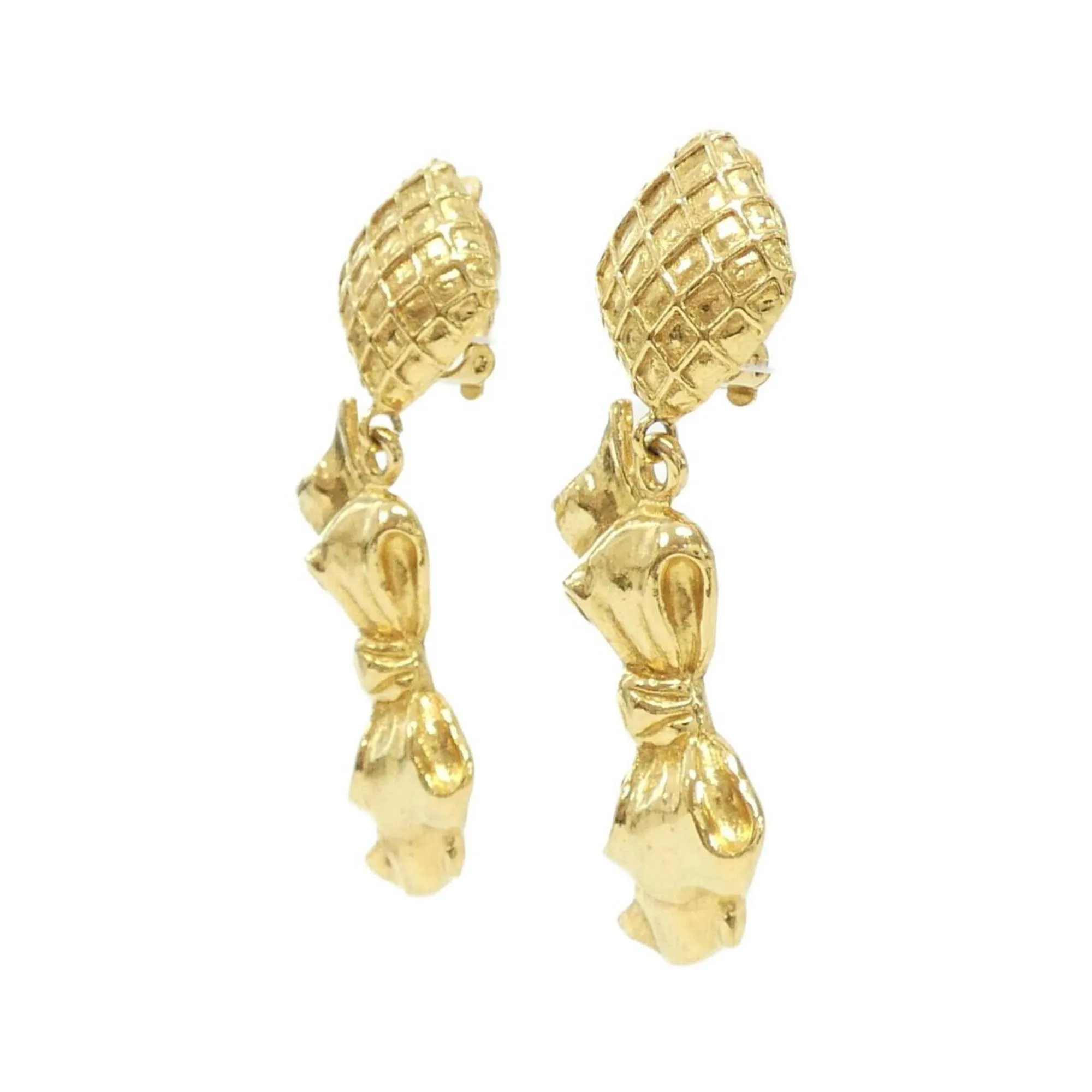 CHANEL Gold Earrings