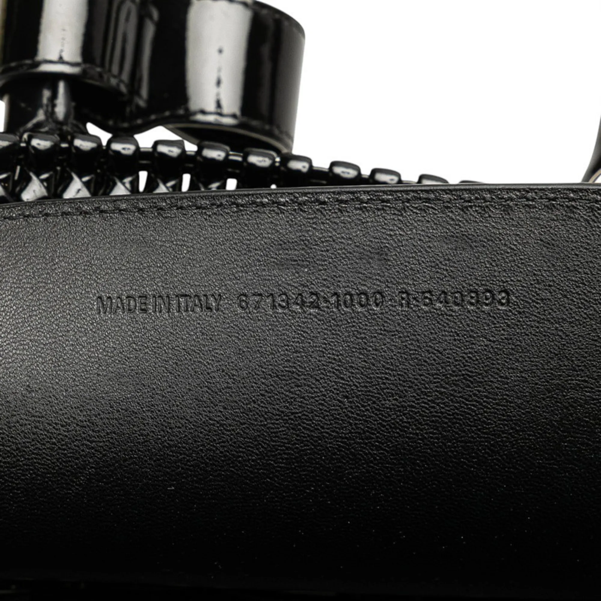 BALENCIAGA Black Leather Shoulder Bag