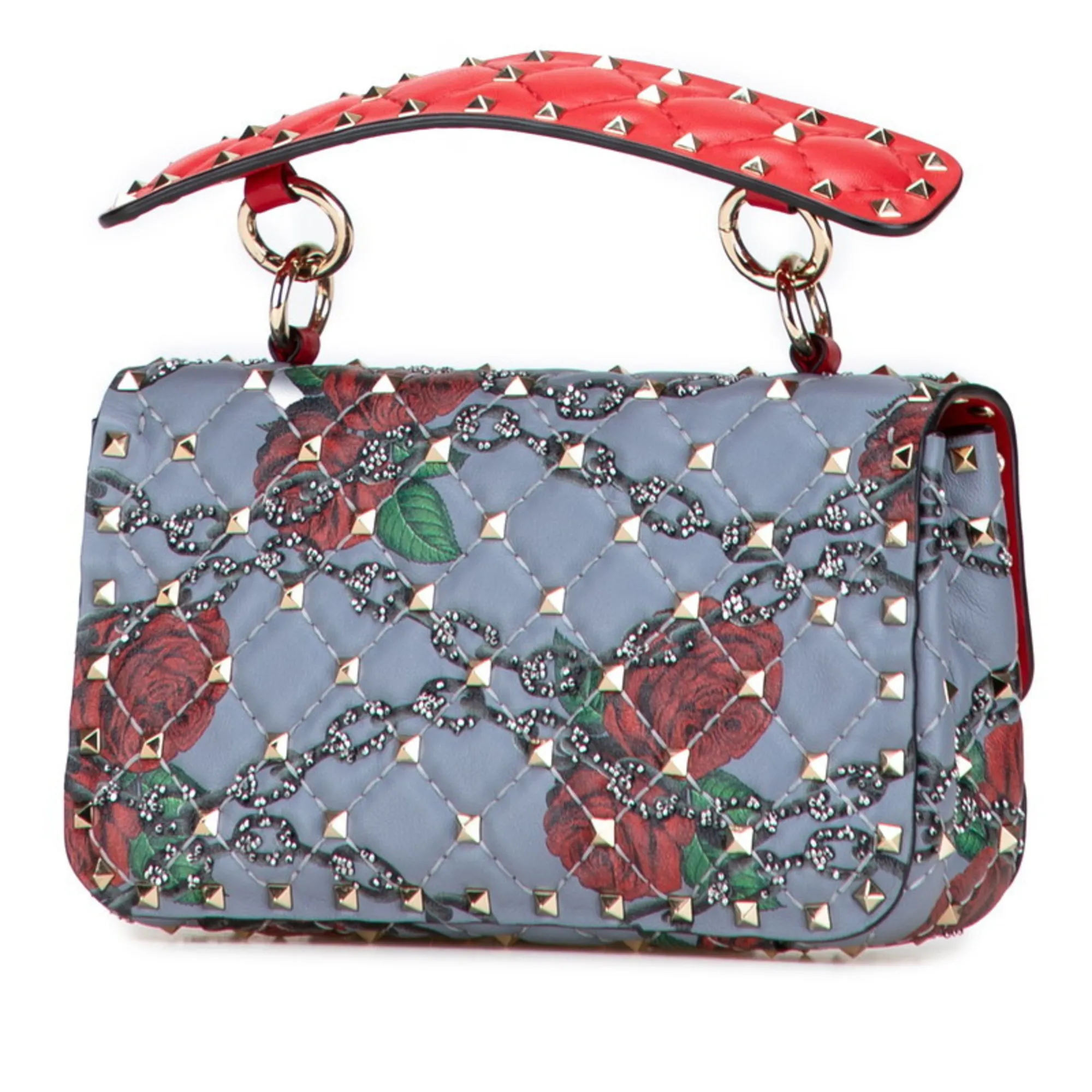 VALENTINO Blue Leather Shoulder Bag