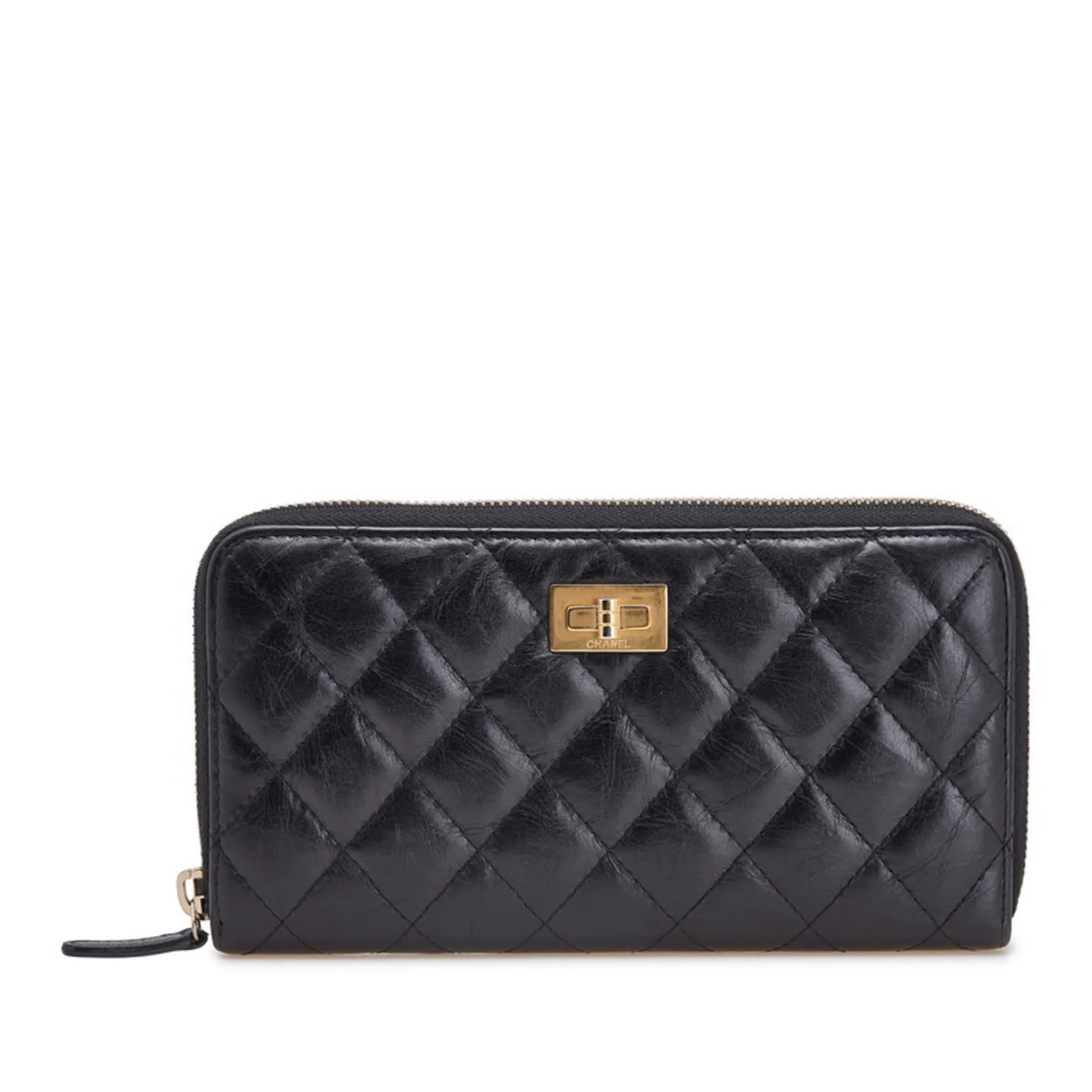 CHANEL Black Leather Wallet