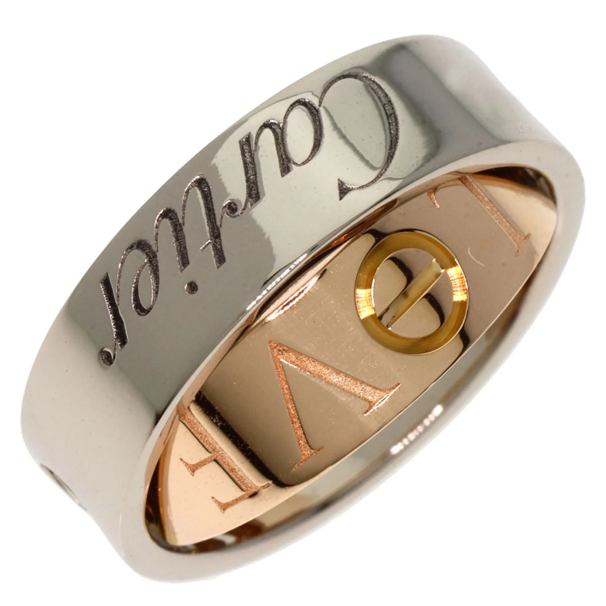 CARTIER 18k Pink Love Ring #47