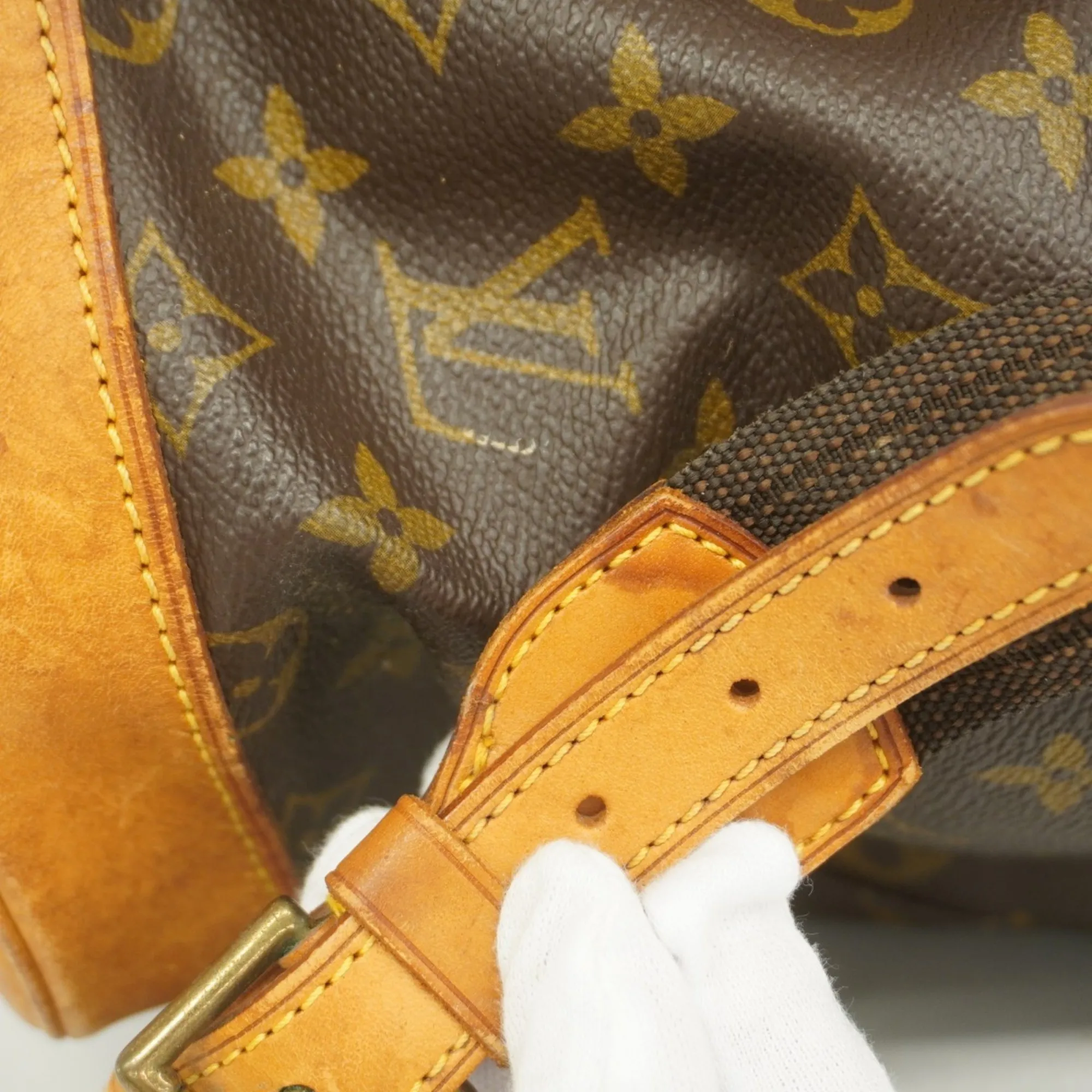 LOUIS VUITTON Brown Monogram Backpack