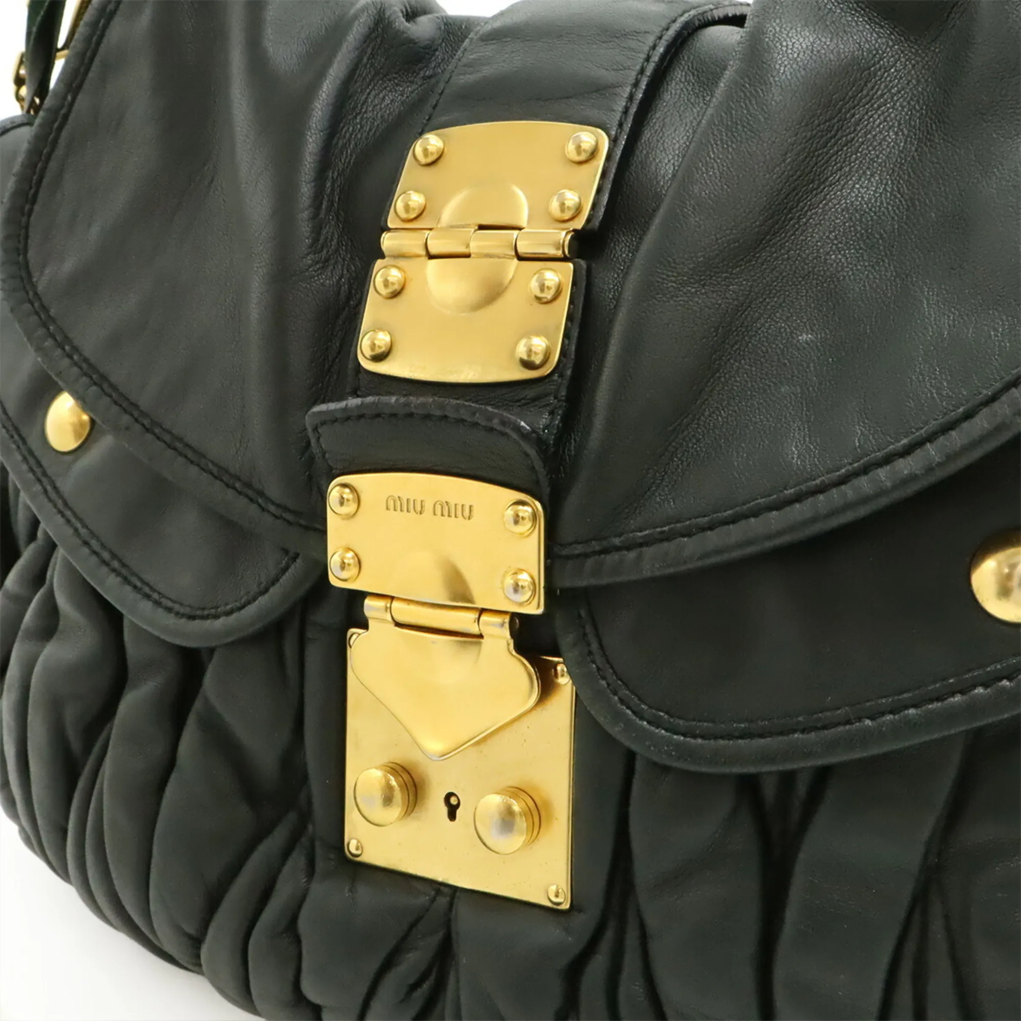 MIU MIU Green Shoulder Bag