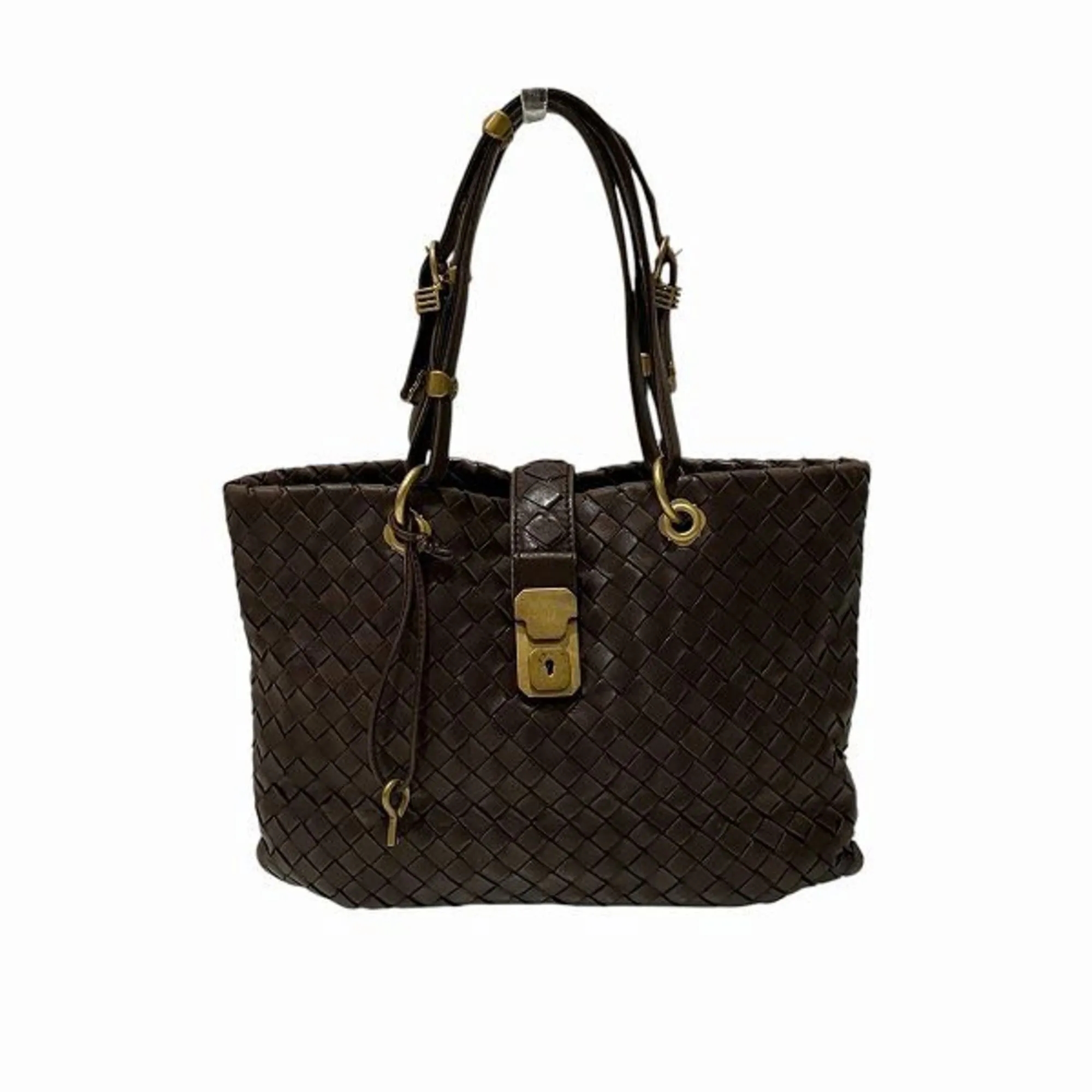 BOTTEGA VENETA Brown Intrecciato Bag