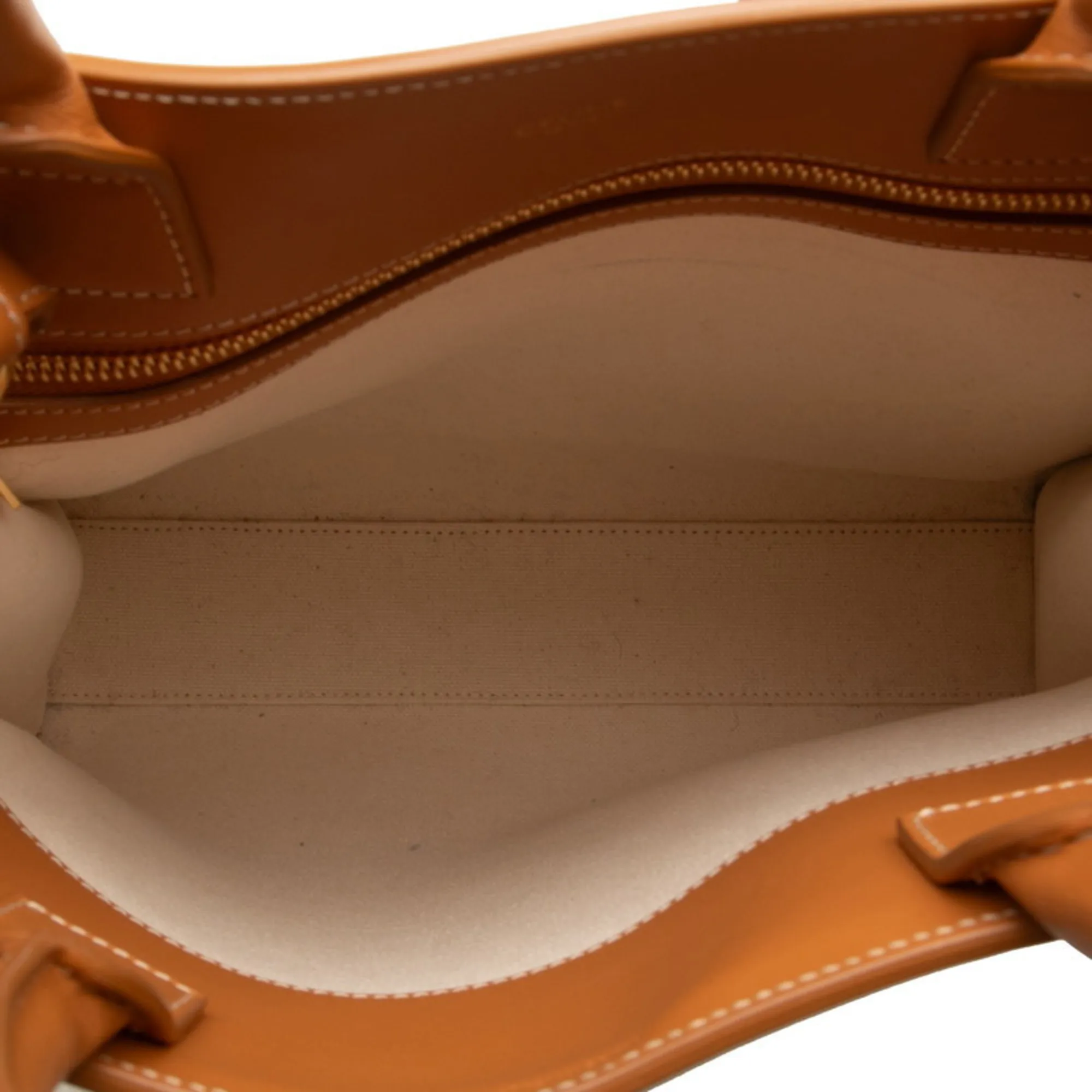 CELINE Brown Leather Shoulder Bag