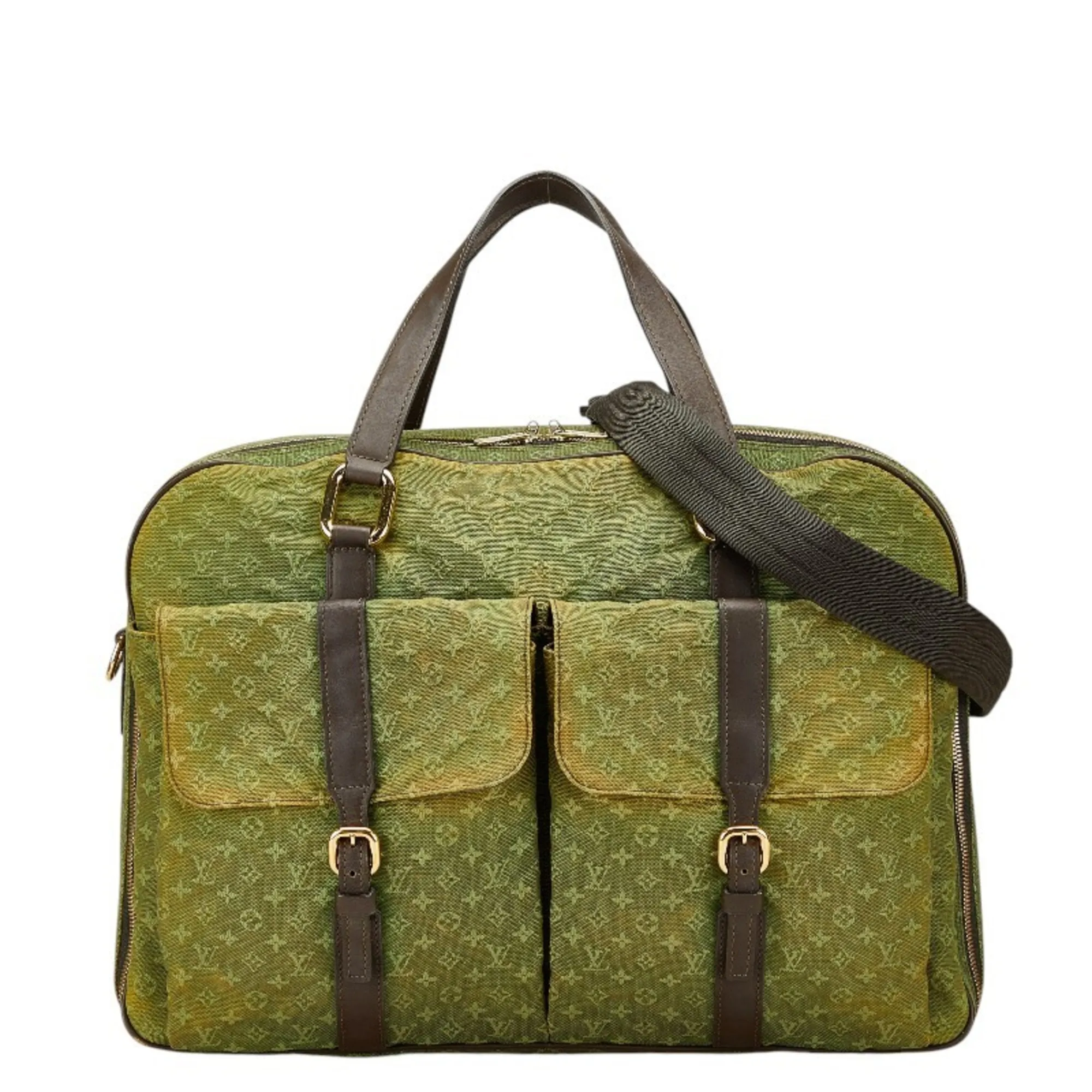 LOUIS VUITTON Brown Monogram Leather Shoulder Bag