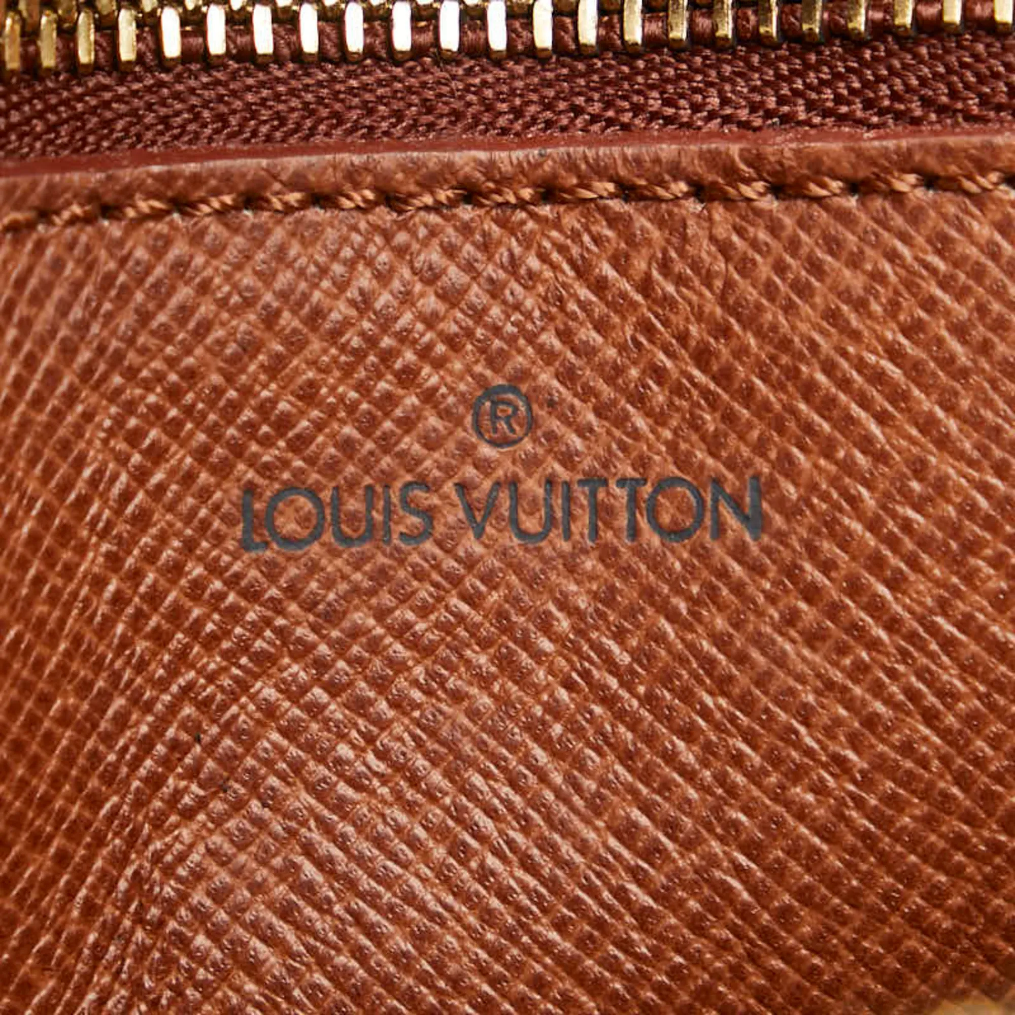 LOUIS VUITTON Brown Monogram Leather Shoulder Bag