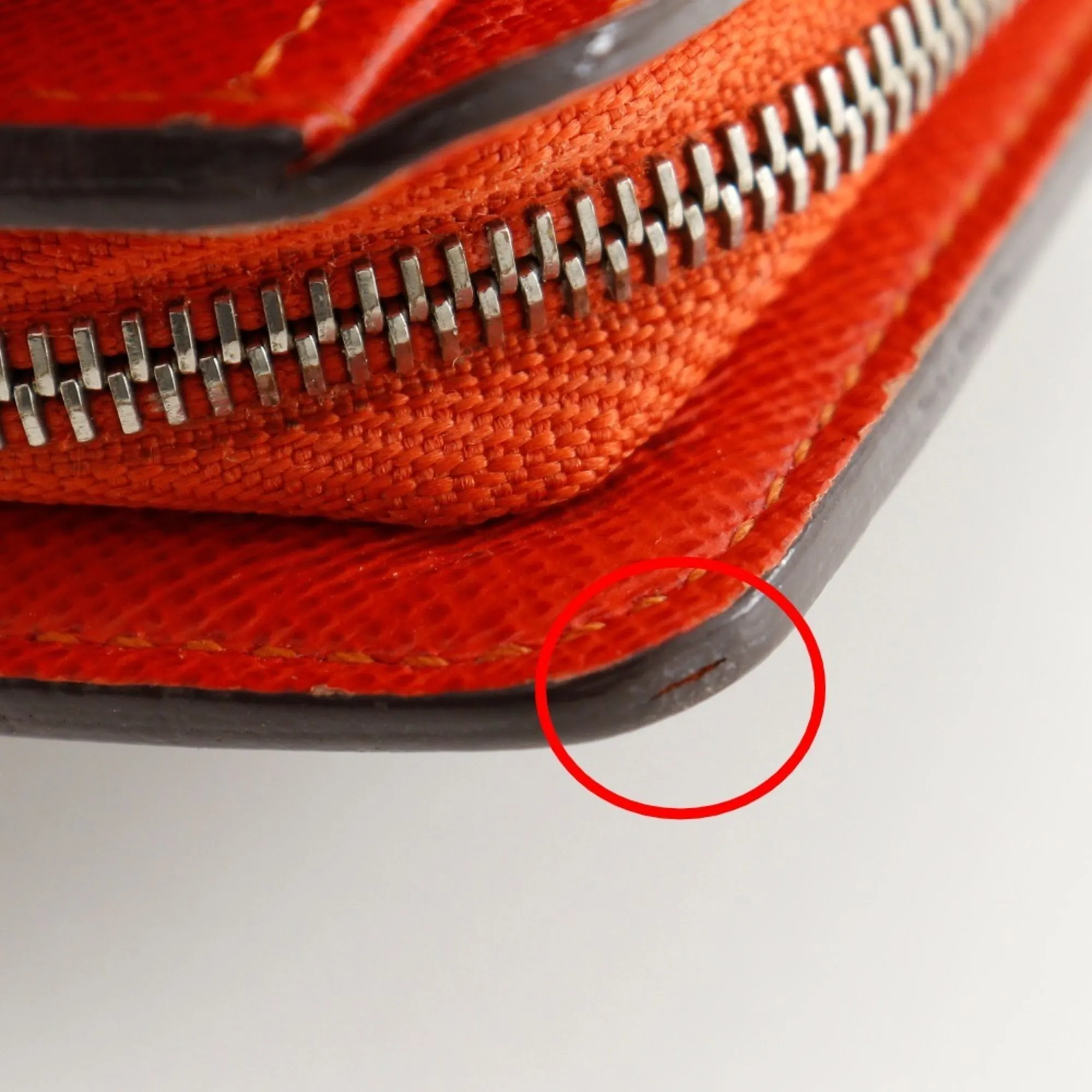 LOUIS VUITTON Orange Monogram Wallet