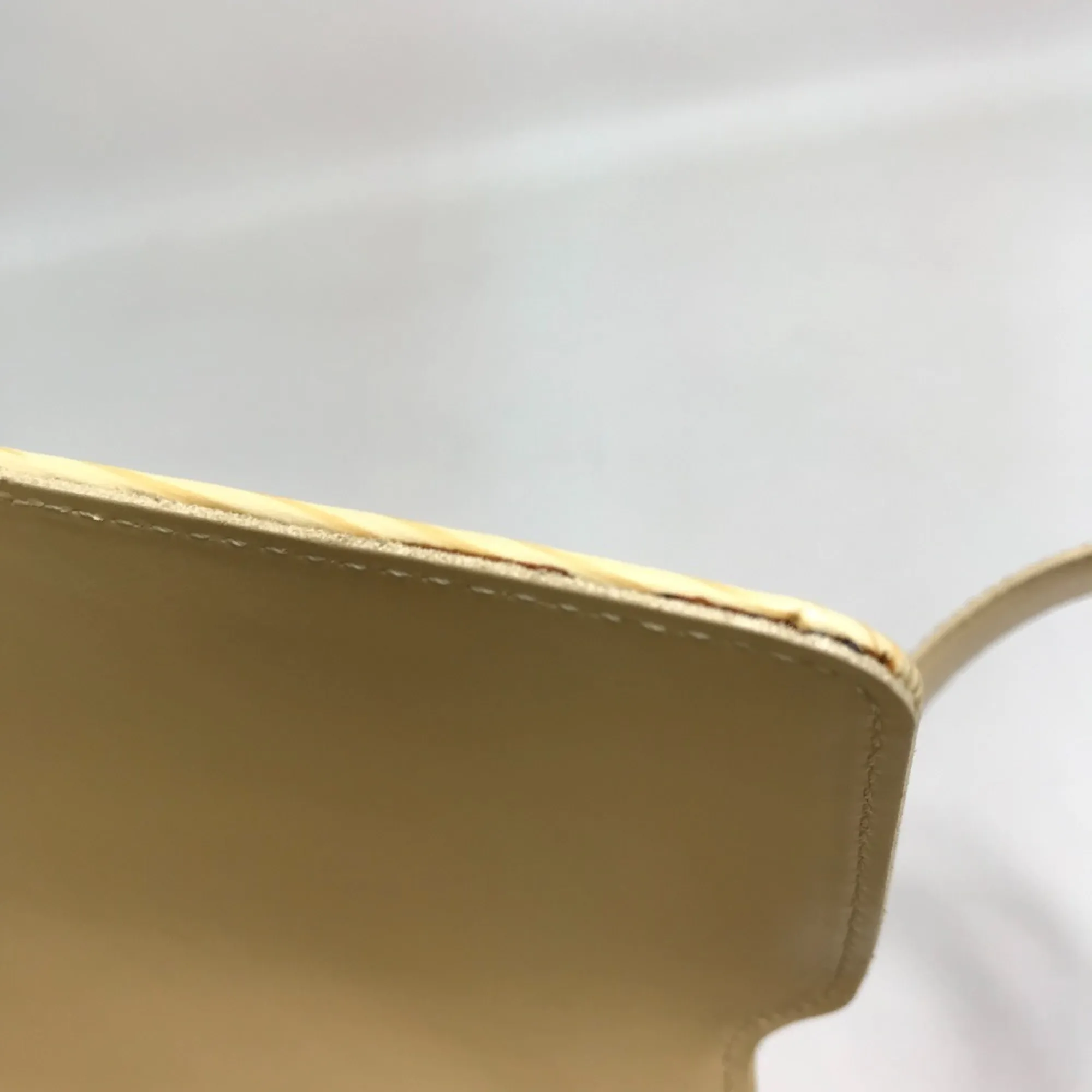 LOUIS VUITTON Yellow Leather Shoulder Bag