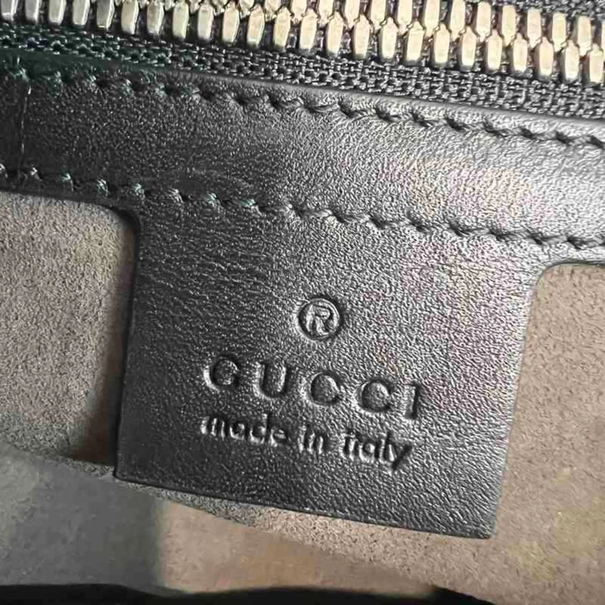 GUCCI Black Leather Clutch Bag