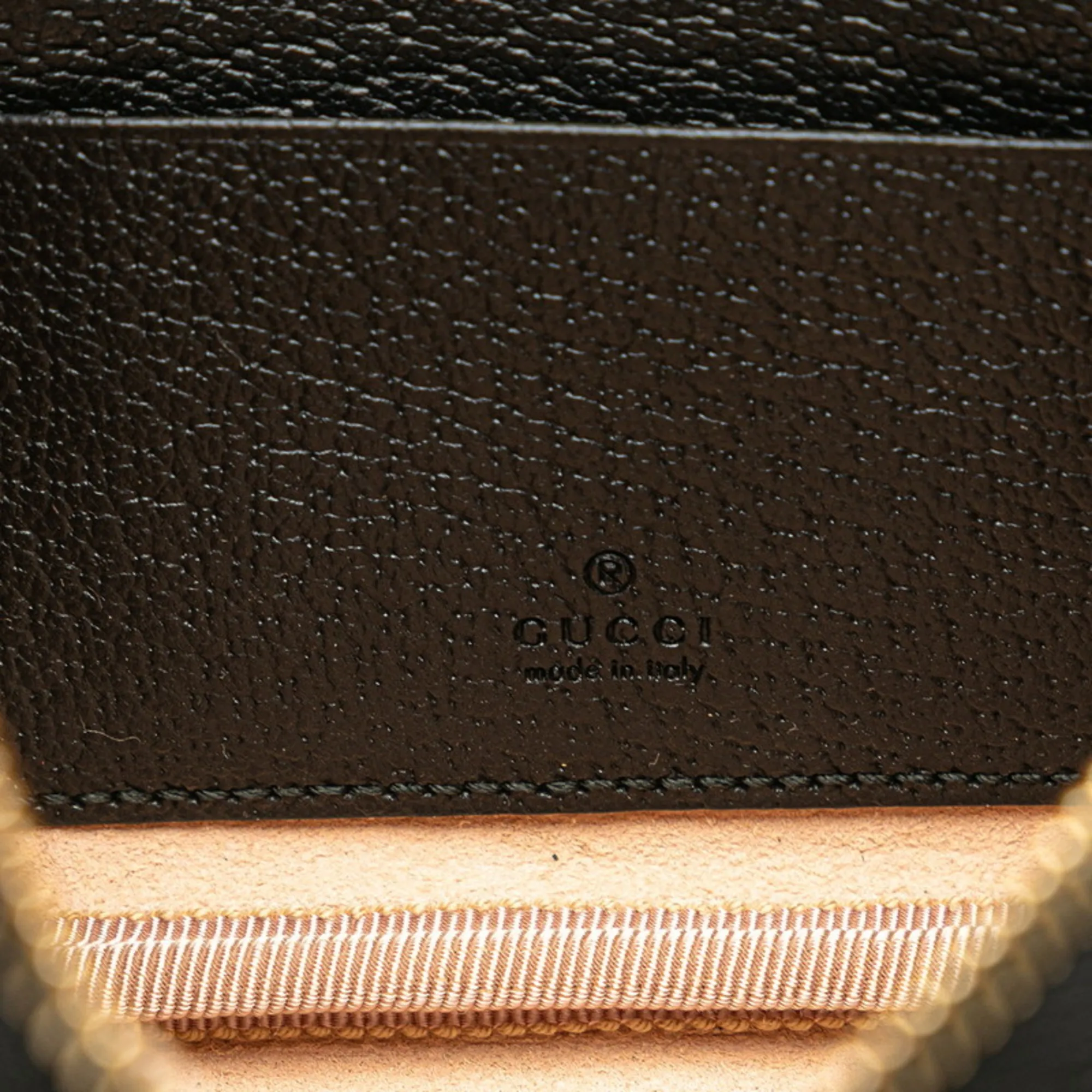 GUCCI Black Leather Fanny Pack