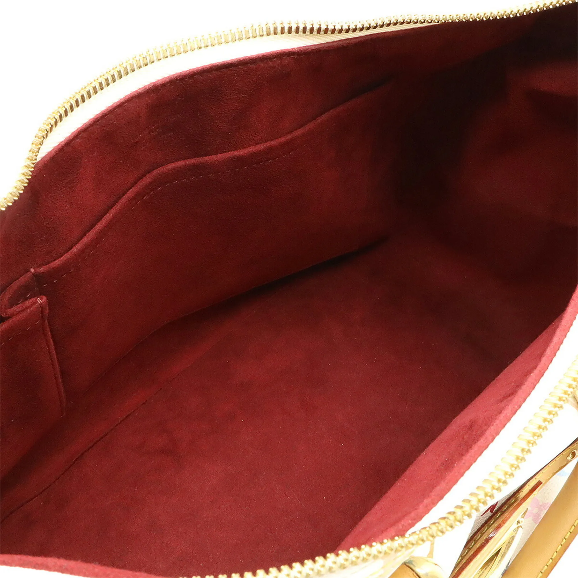 LOUIS VUITTON White Monogram Shoulder Bag