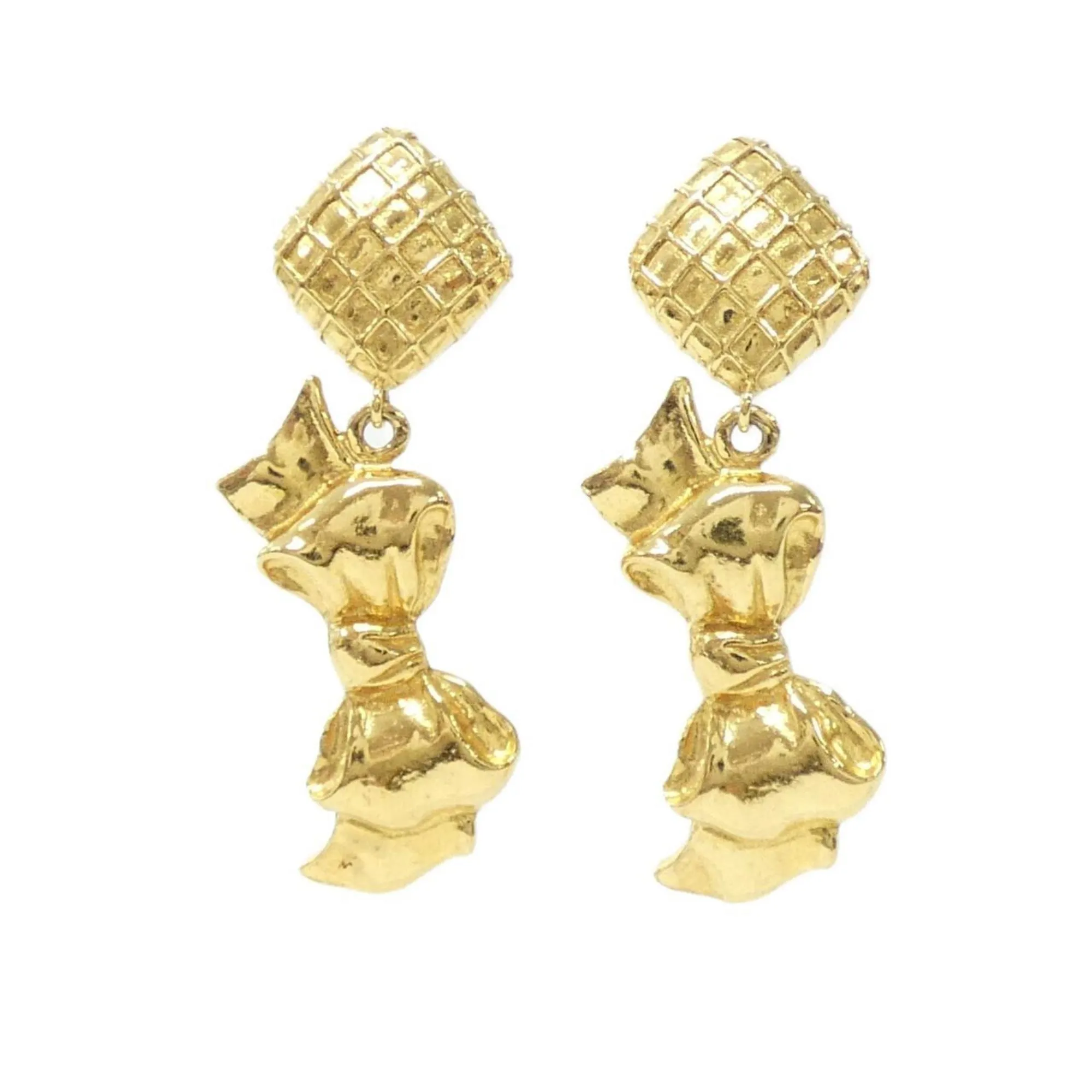 CHANEL Gold Earrings