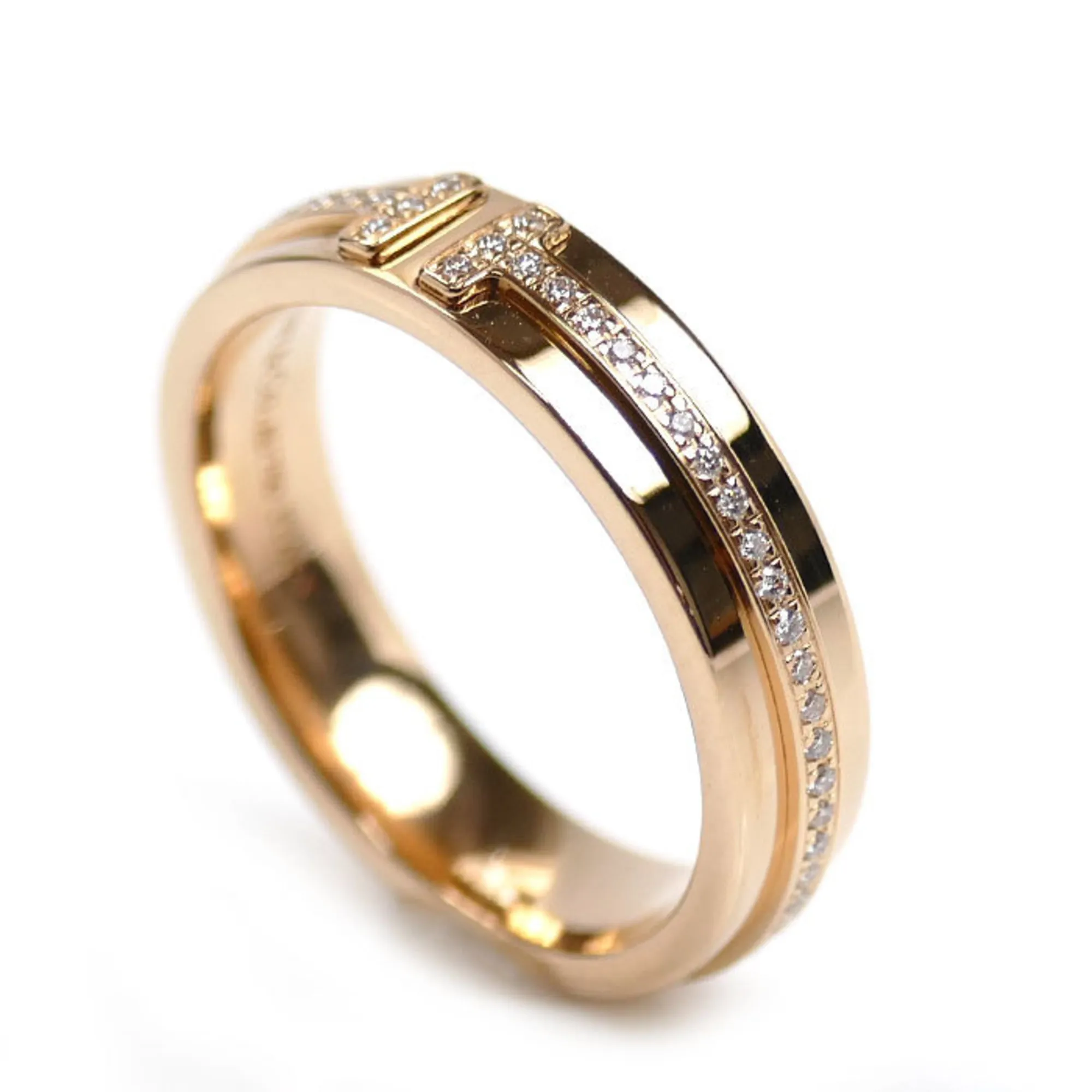TIFFANY & CO. 18k Gold Diamond Ring