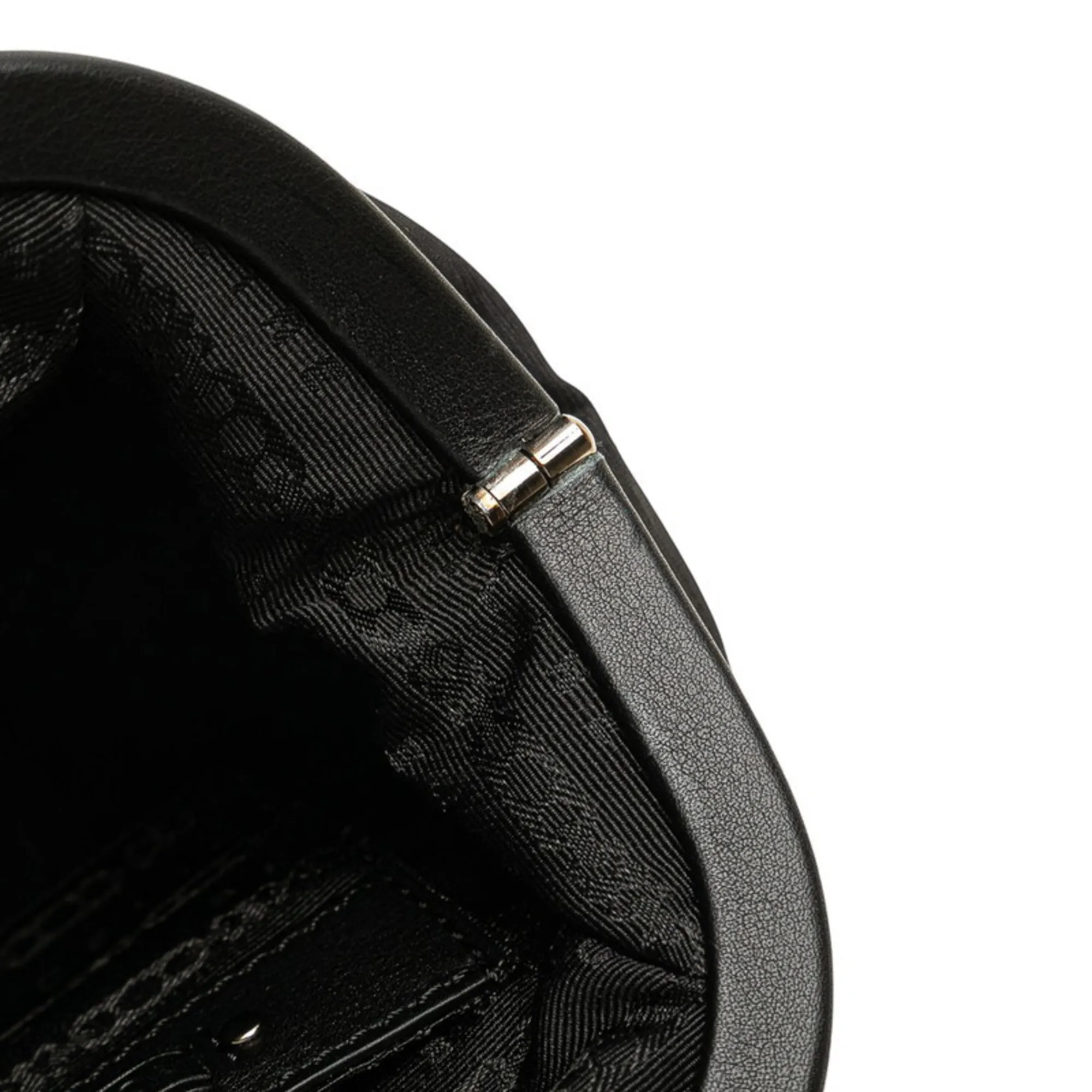 CELINE Black Leather Pouch