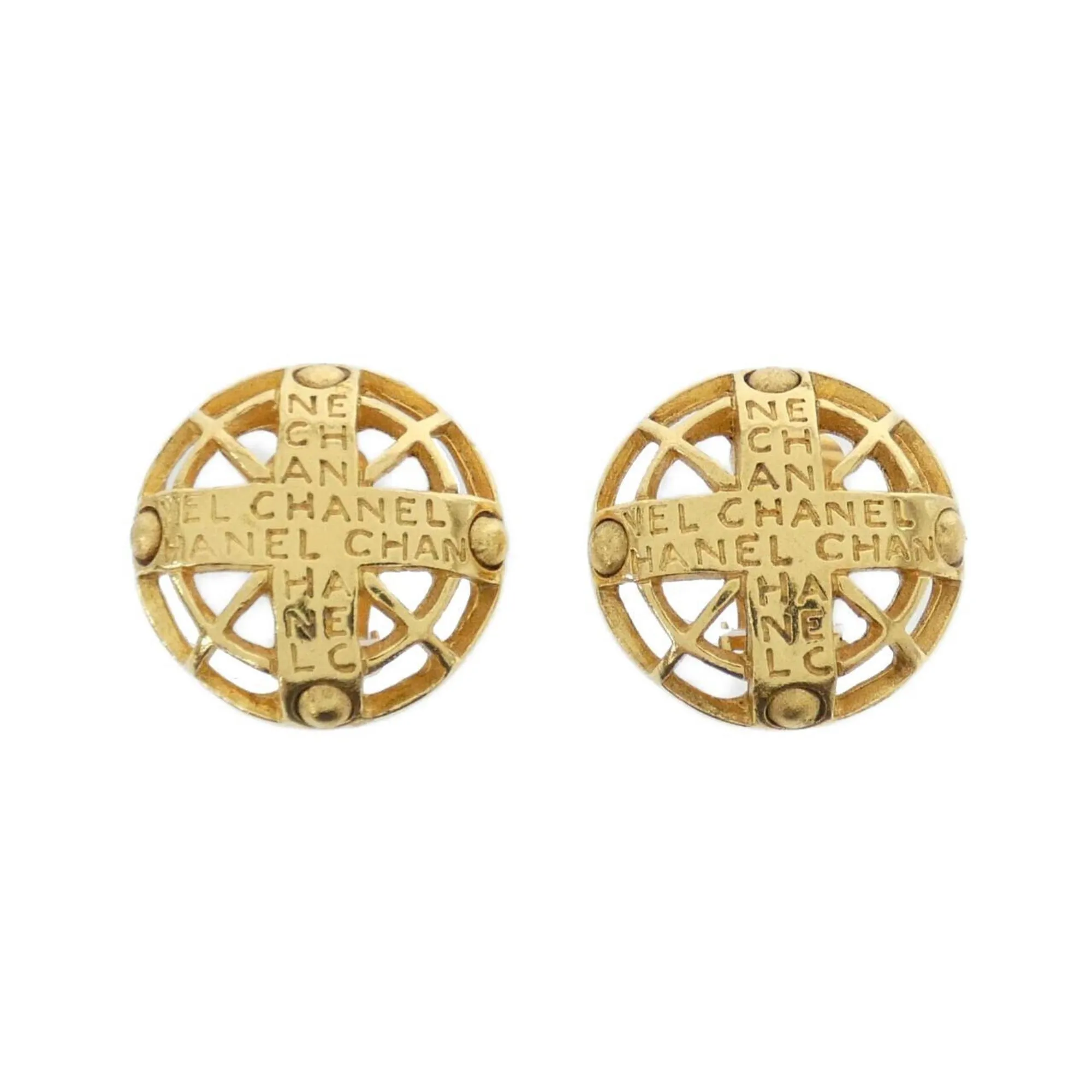 CHANEL Gold Earrings