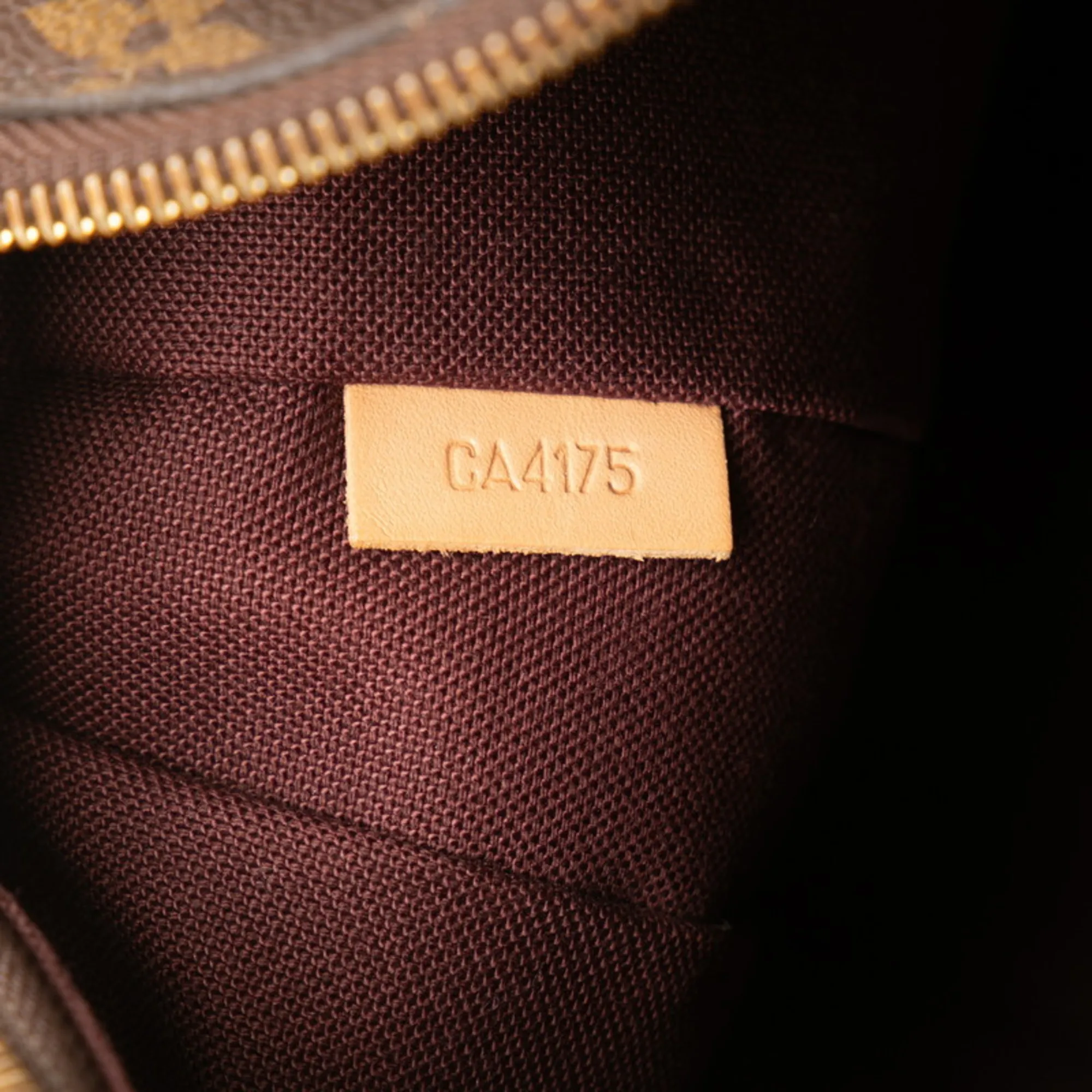 LOUIS VUITTON Brown Monogram Leather Shoulder Bag