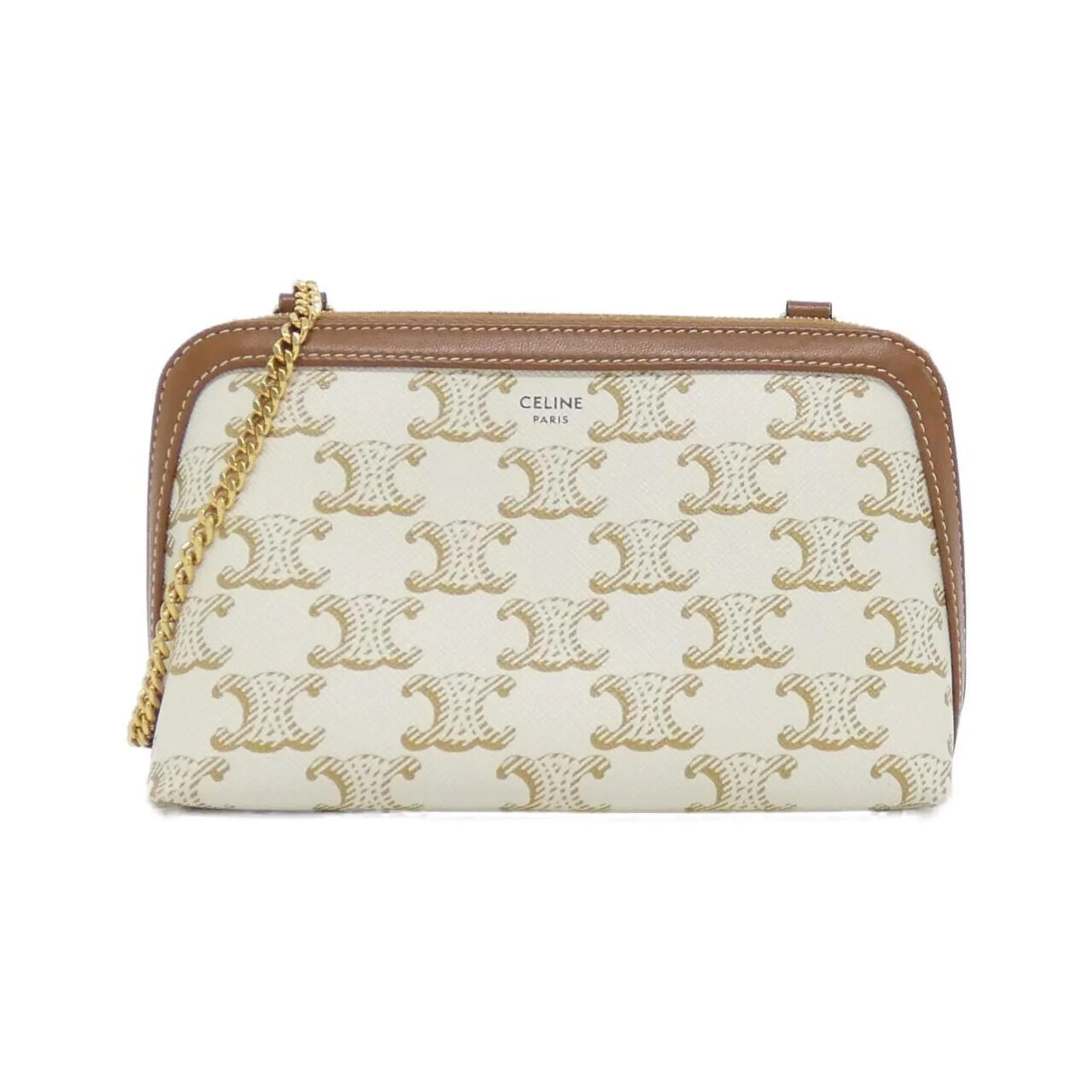 CELINE White 2C Shoulder Bag