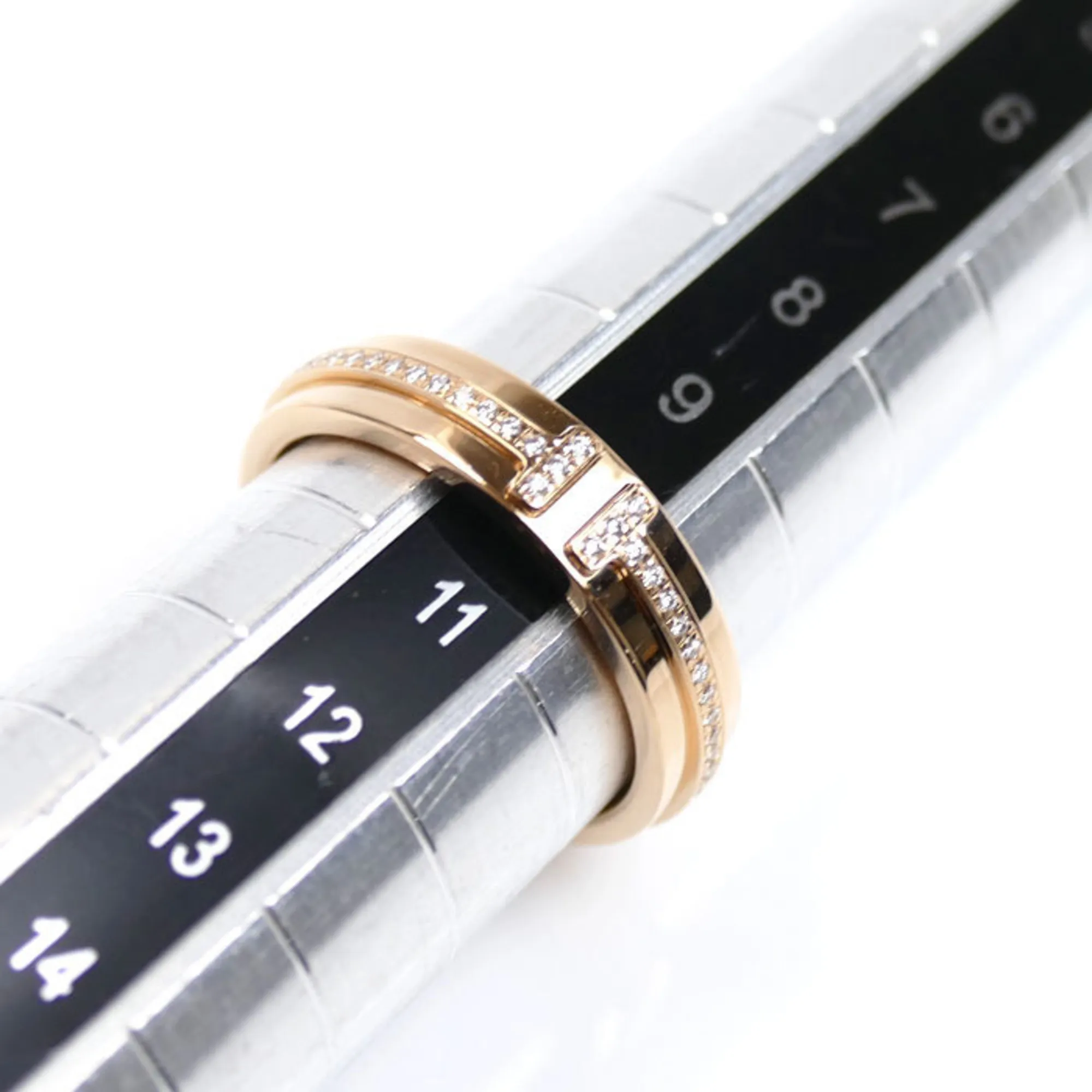 TIFFANY & CO. 18k Gold Diamond Ring