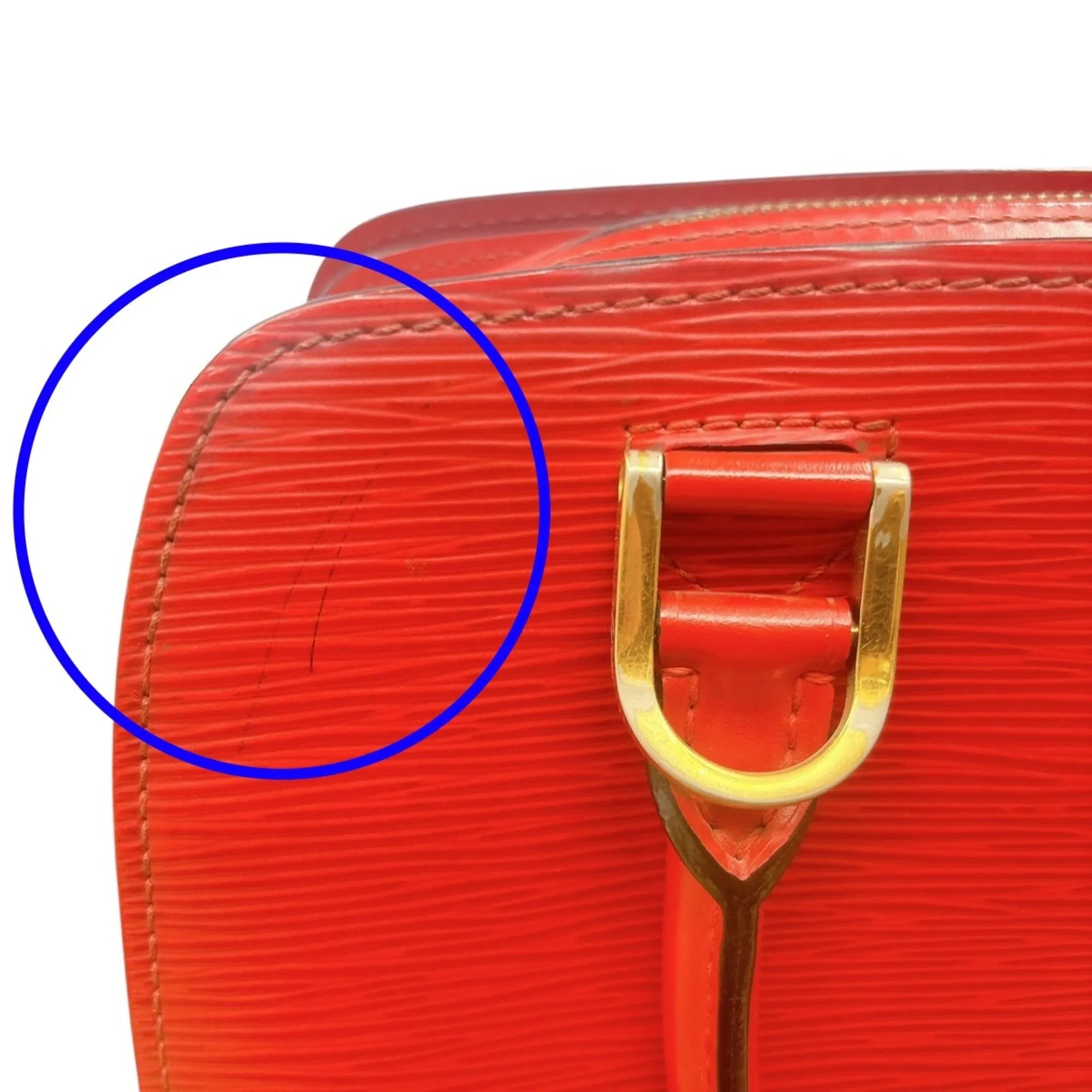 LOUIS VUITTON Red Leather Bag