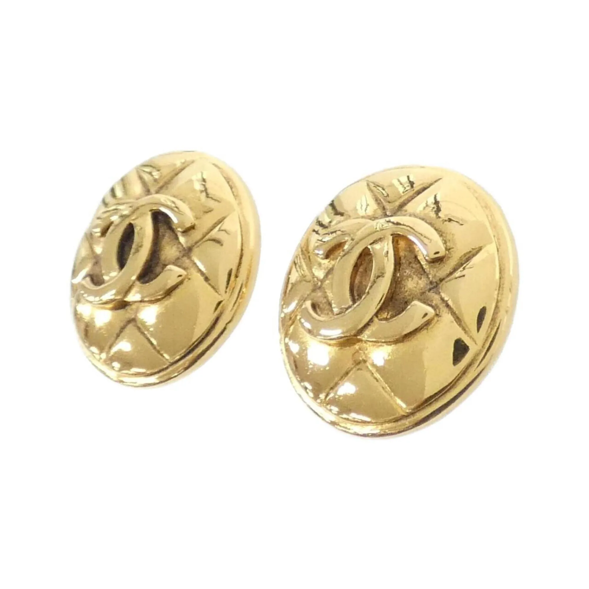 CHANEL Gold Earrings