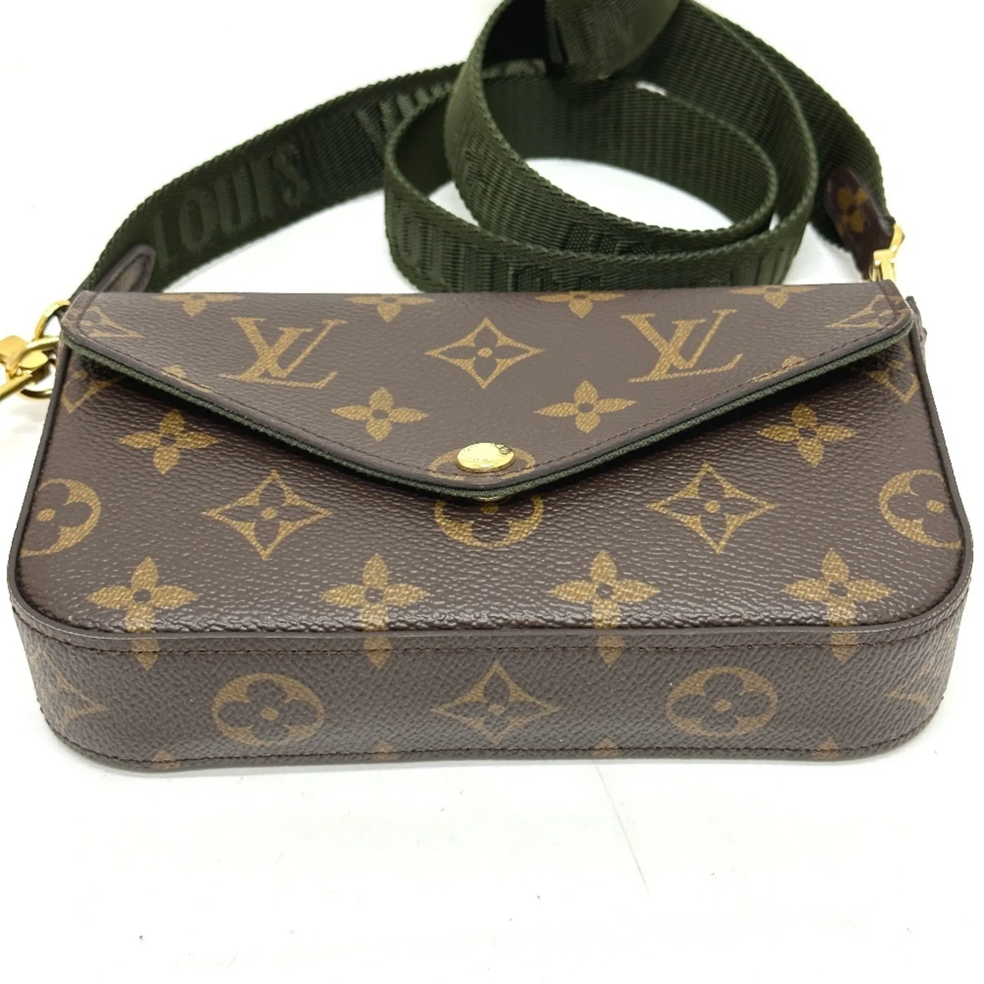 LOUIS VUITTON Brown Monogram Shoulder Bag