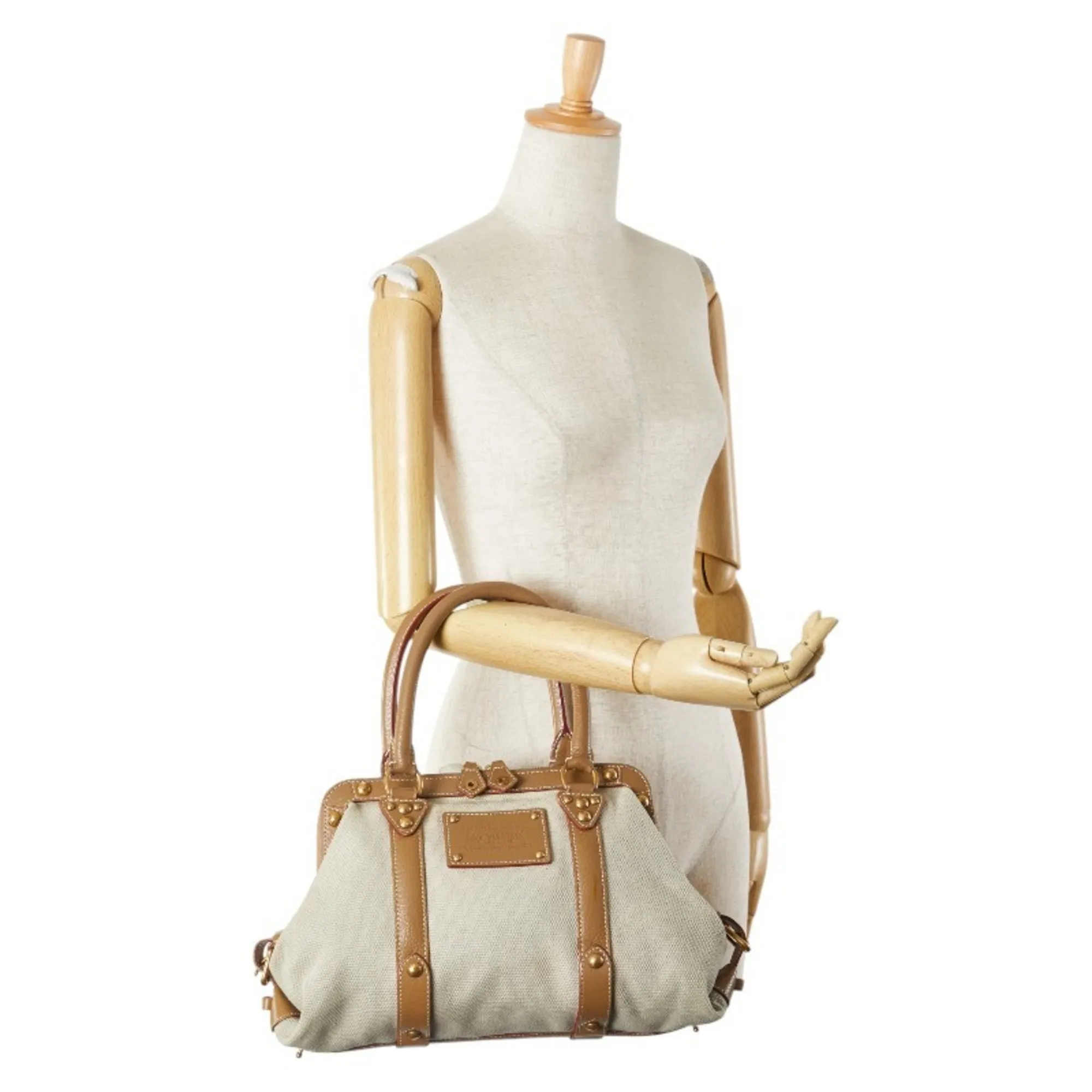 LOUIS VUITTON Brown Leather Bag