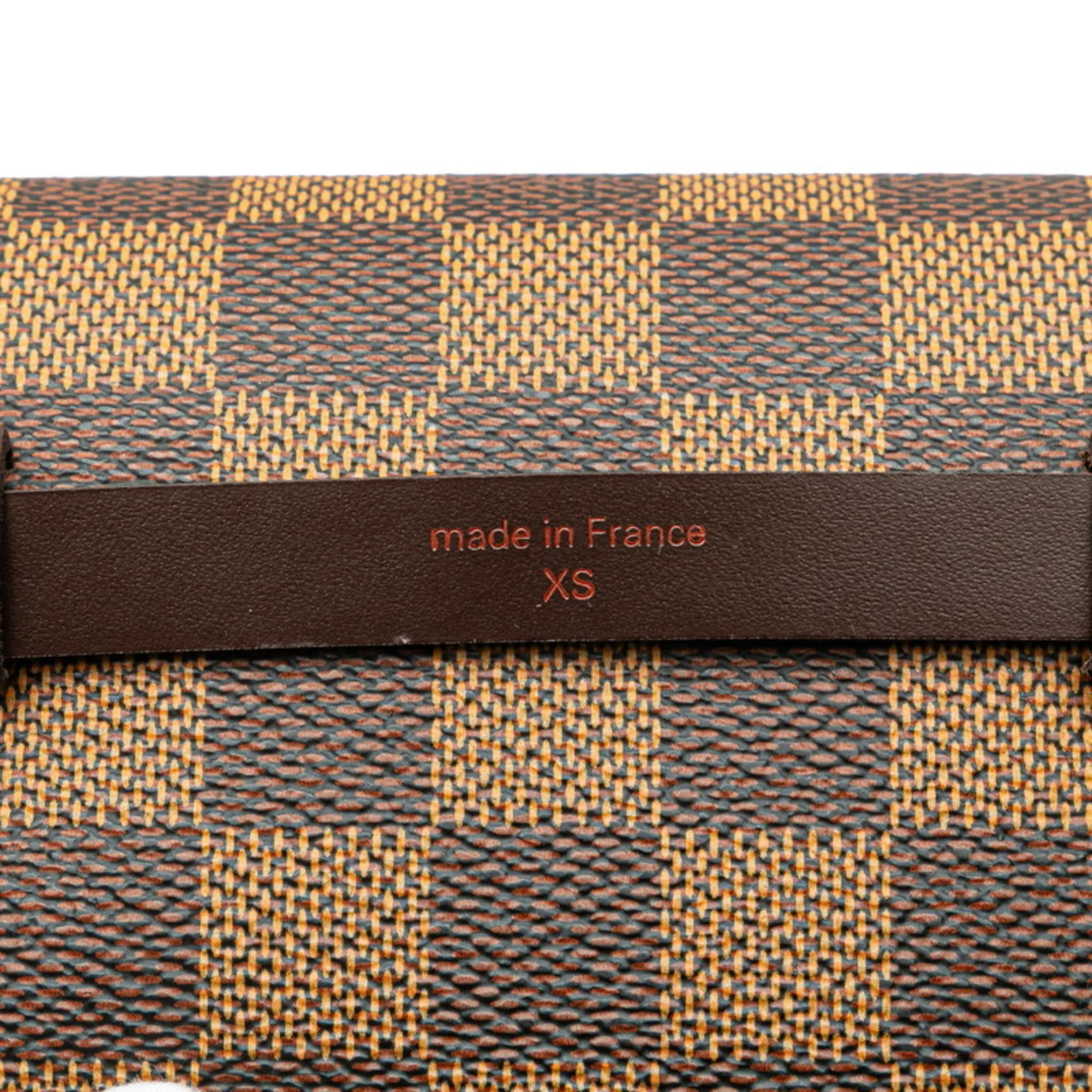 LOUIS VUITTON Brown Damier Leather Hobo Bag