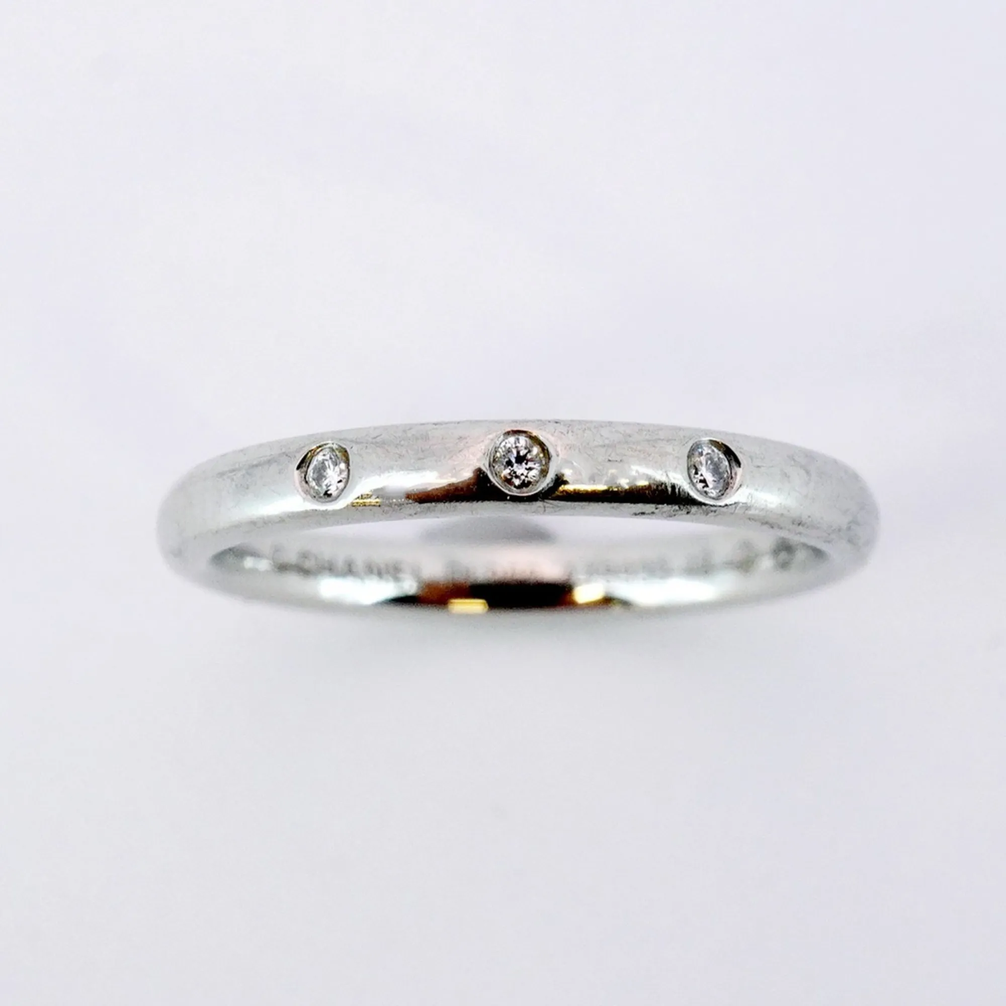 CHANEL Brown Diamond Ring #48