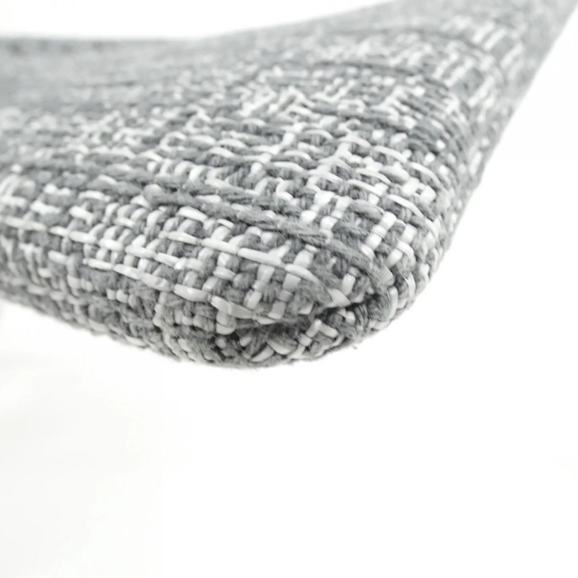 CHANEL Gray Deauville Pouch