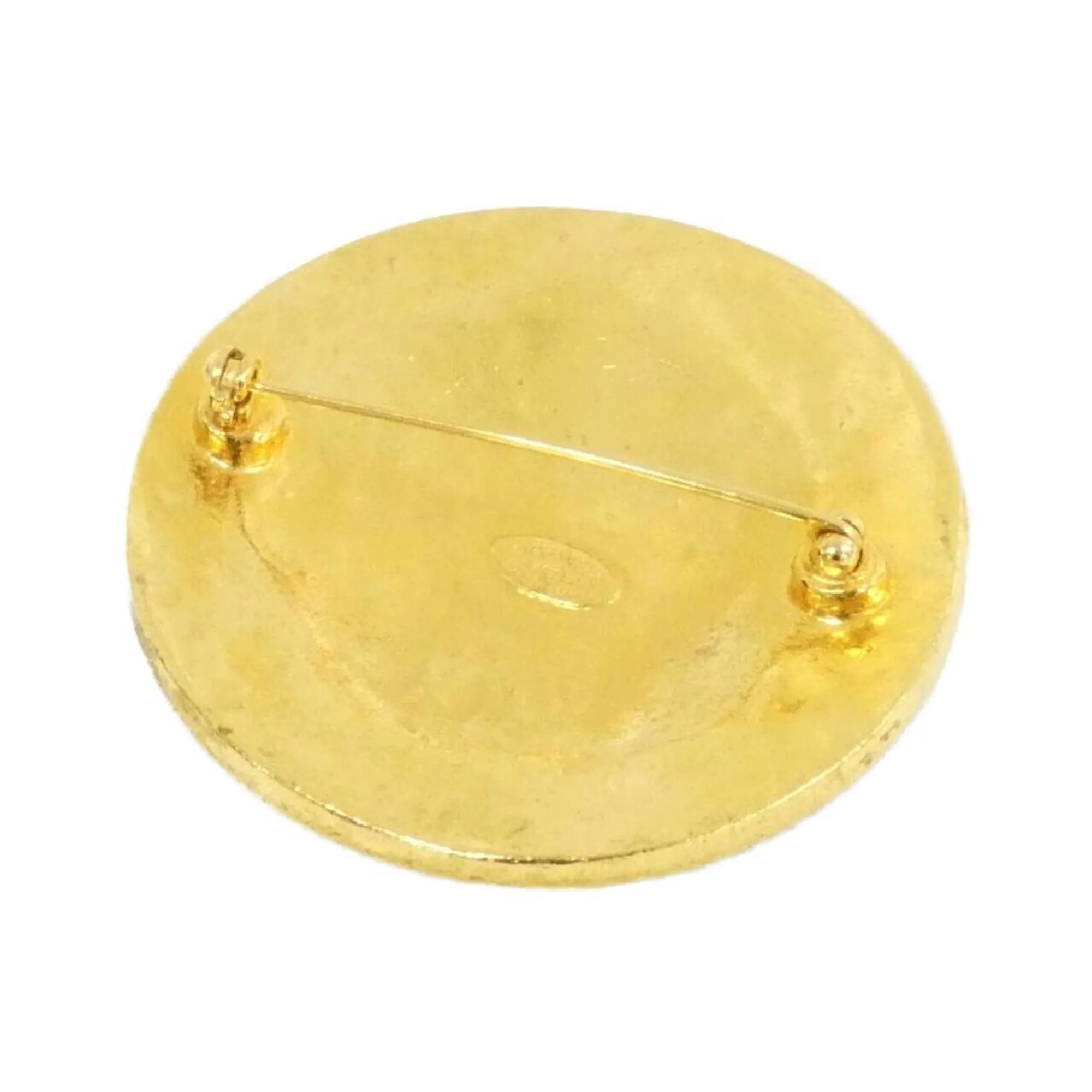 CHANEL Gold Brooch