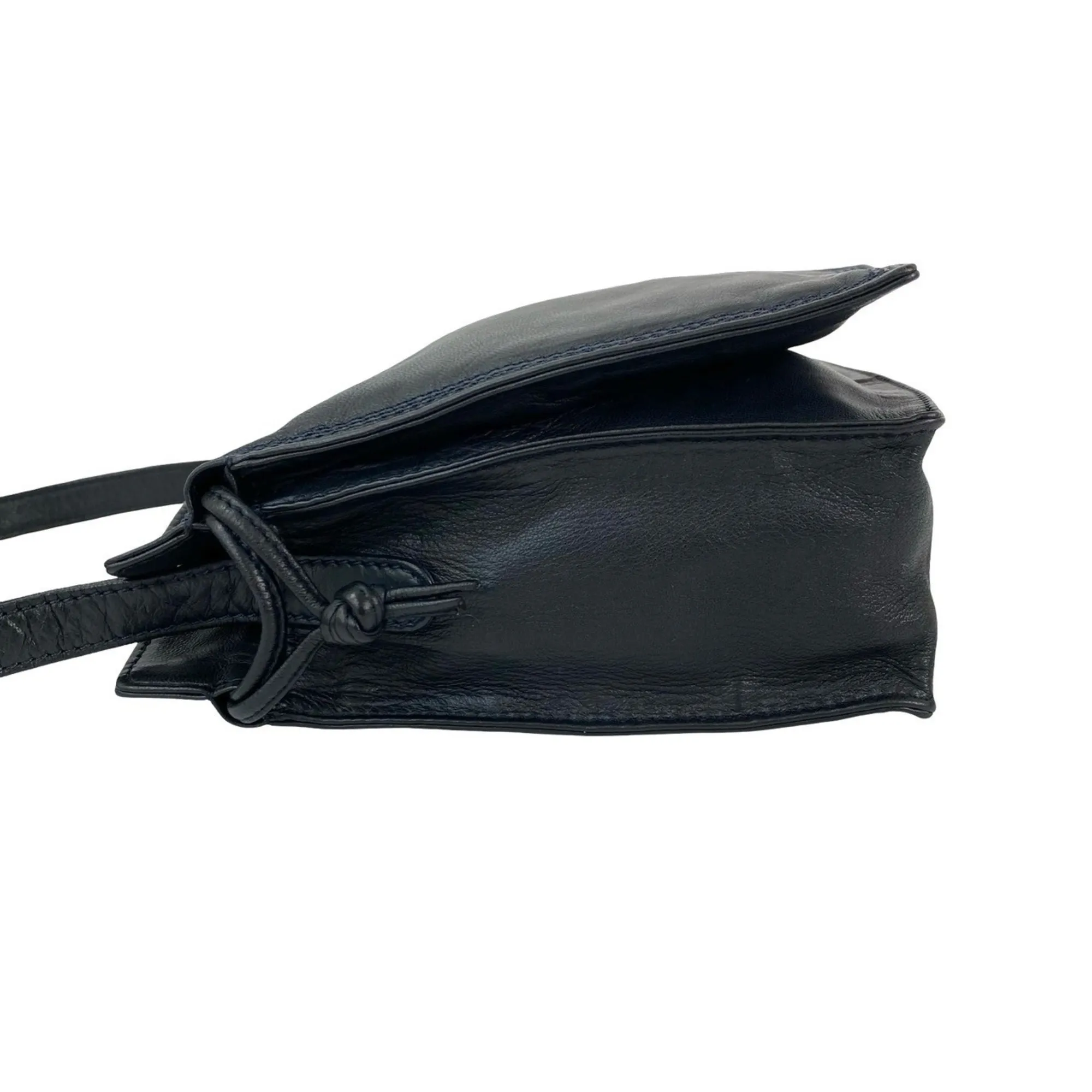 LOEWE Blue Leather Shoulder Bag