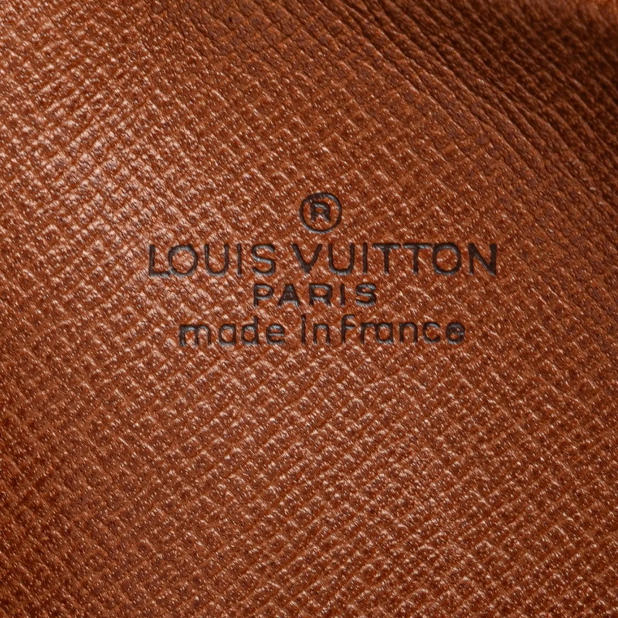 LOUIS VUITTON Brown Monogram Leather Shoulder Bag