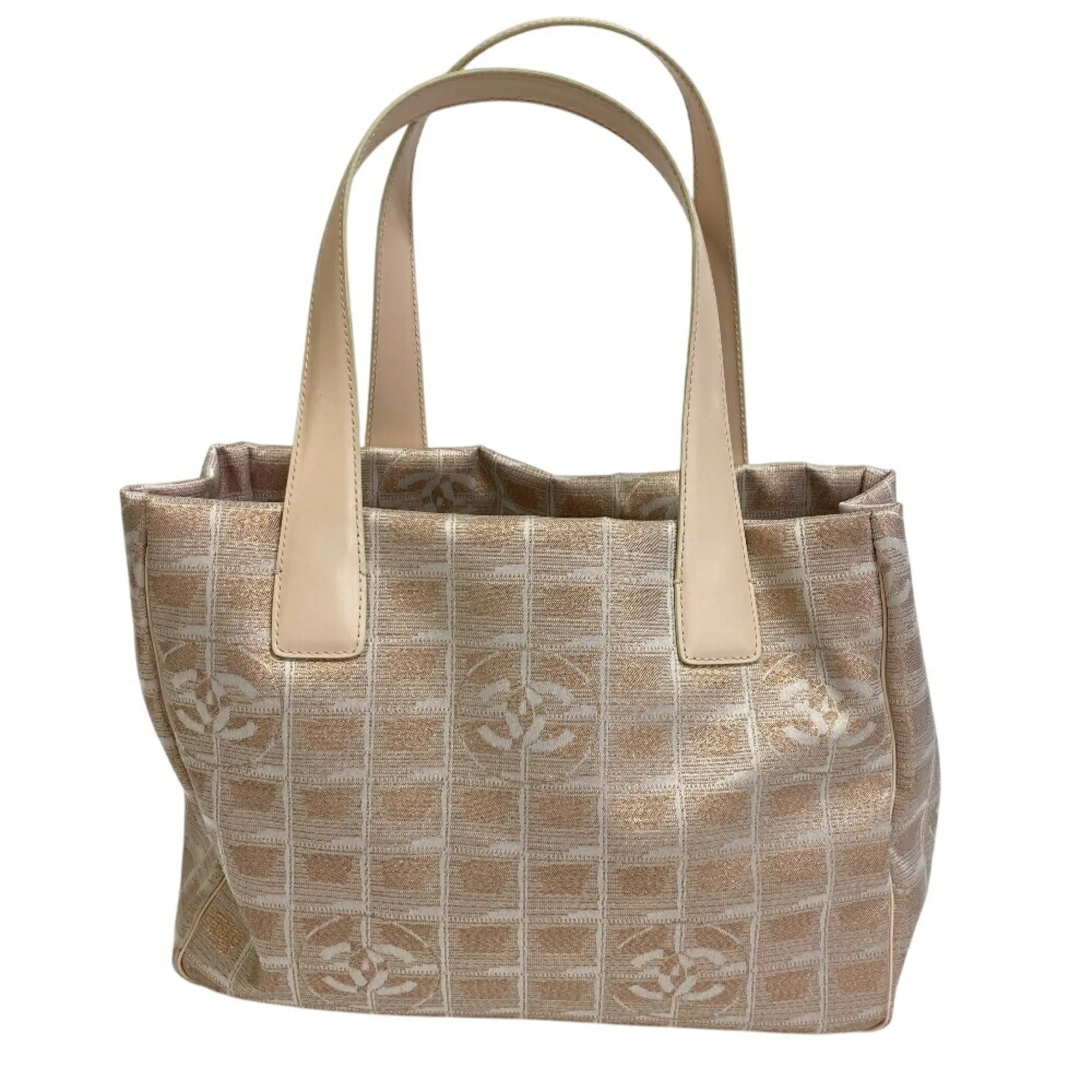 CHANEL Cream Tote Bag