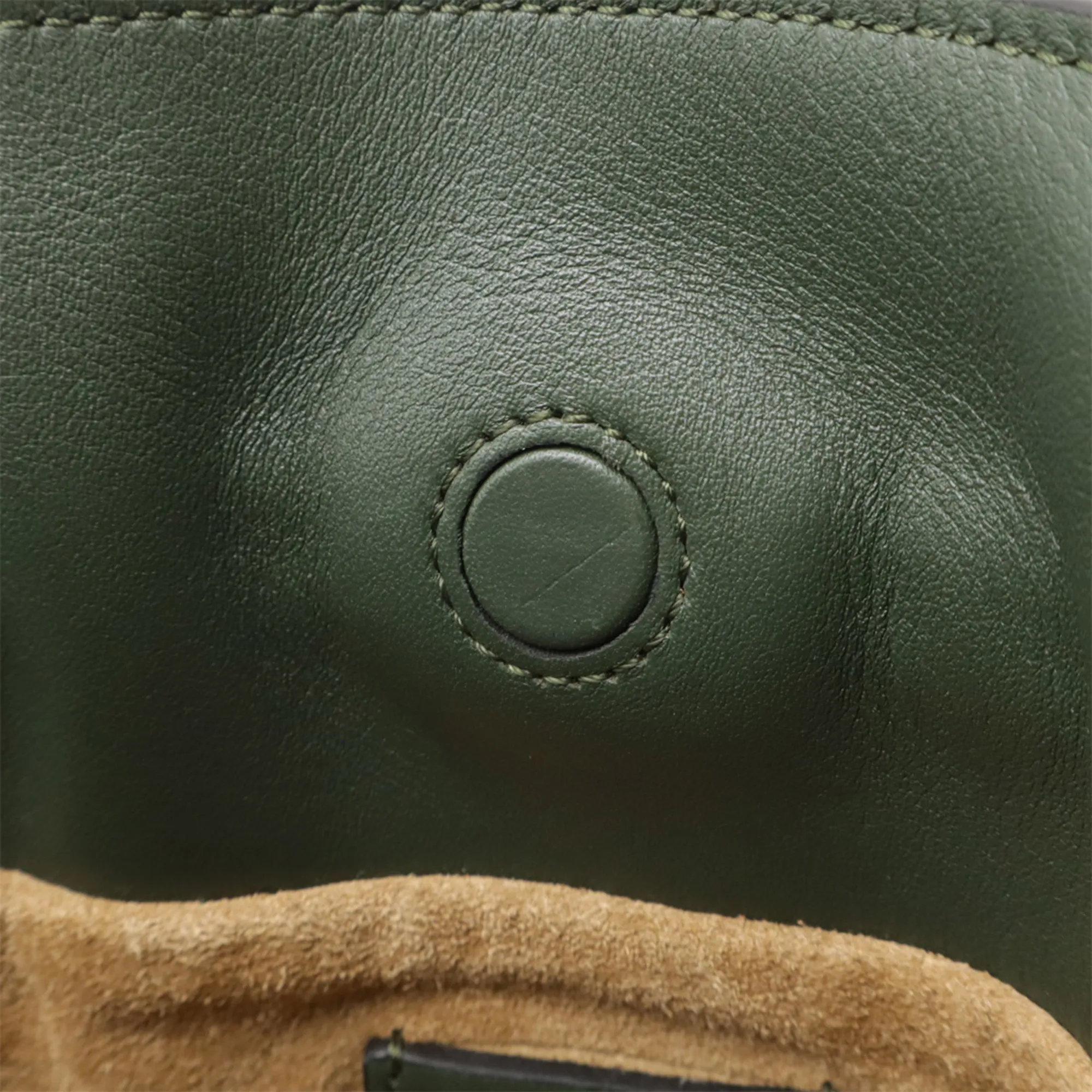 LOEWE Green Leather Shoulder Bag