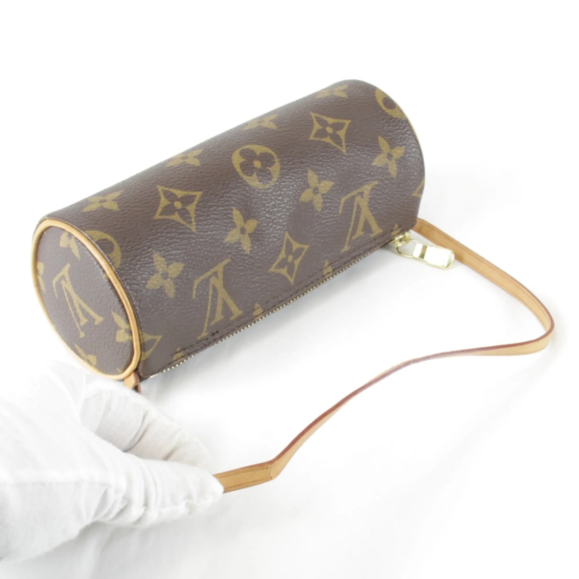 LOUIS VUITTON Brown Monogram Leather Bag