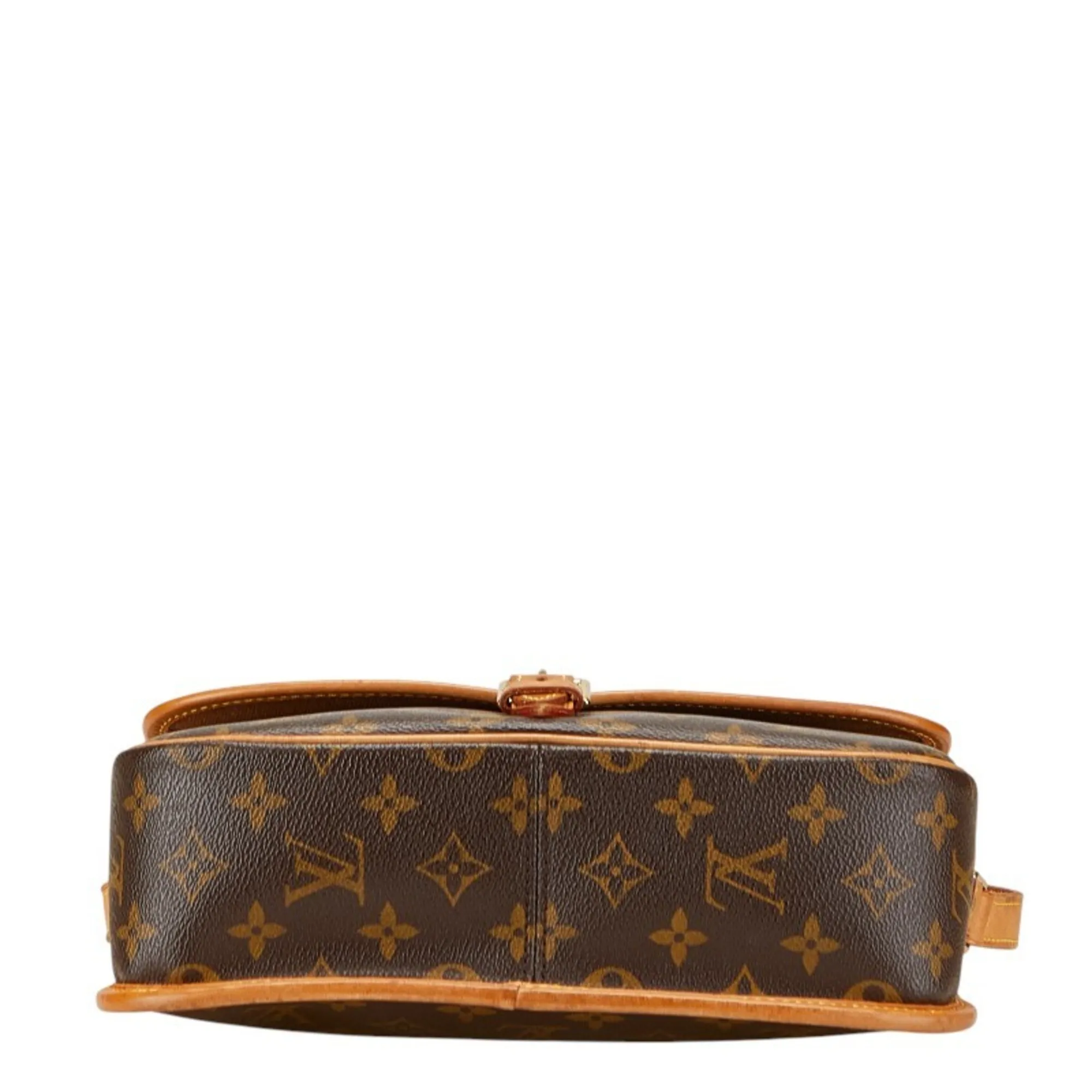 LOUIS VUITTON Brown Monogram Leather Shoulder Bag