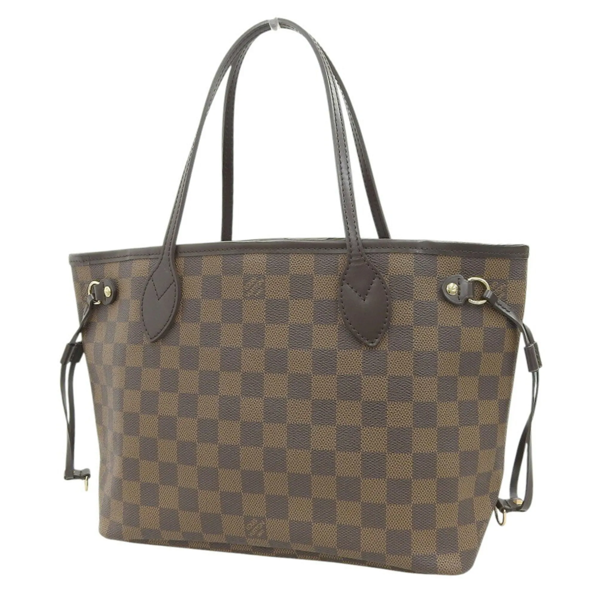 LOUIS VUITTON Brown Damier Neverfull PM Tote Bag