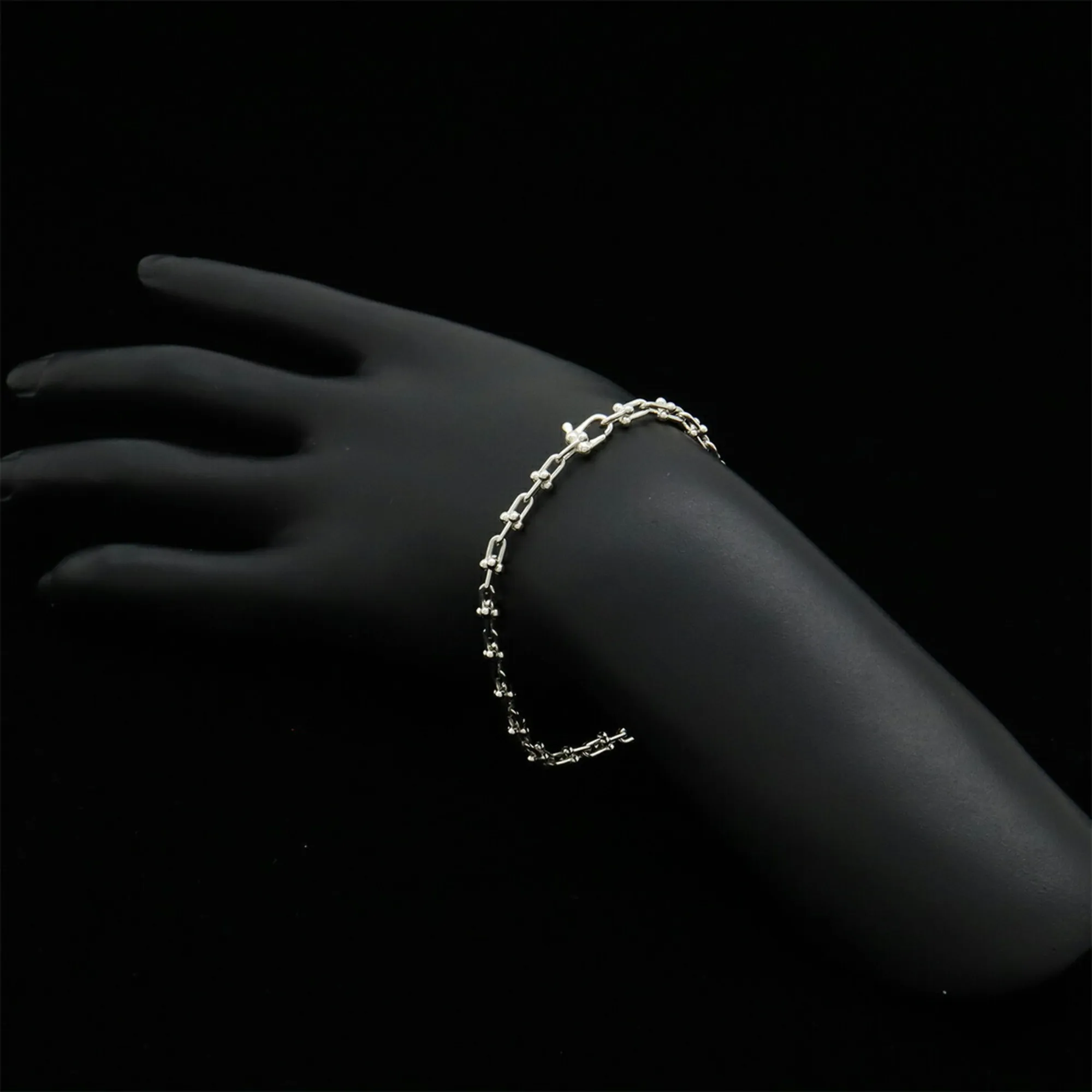 TIFFANY & CO. Silver Charm Bracelet