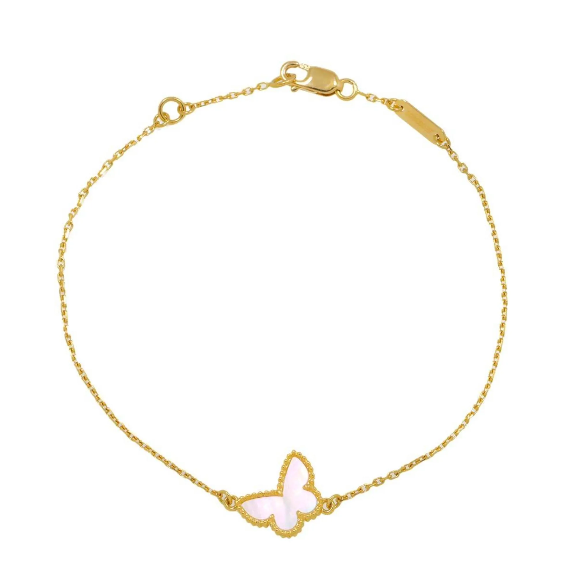 VAN CLEEF & ARPELS 18k Gold Charm Bracelet