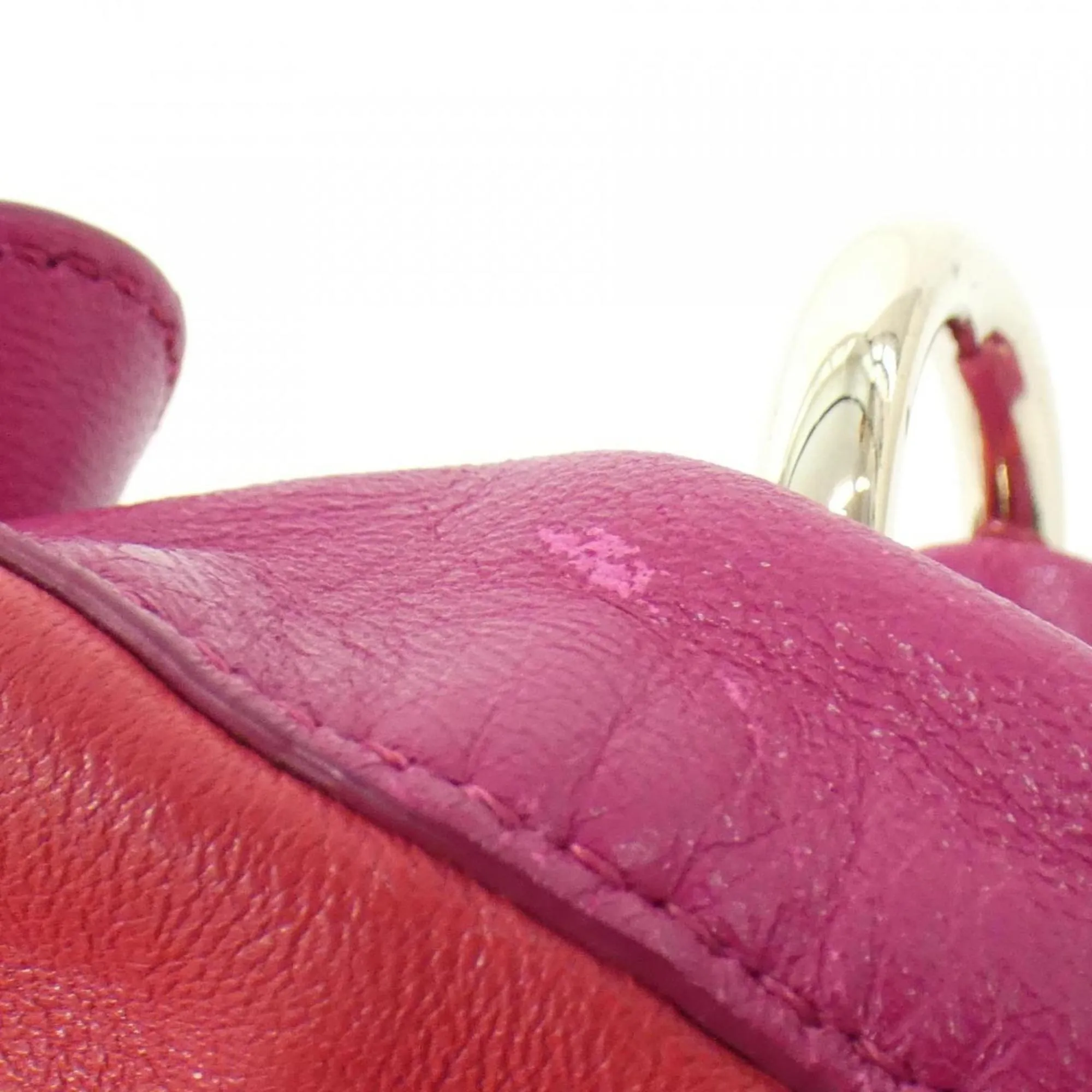 CELINE Red Shoulder Bag