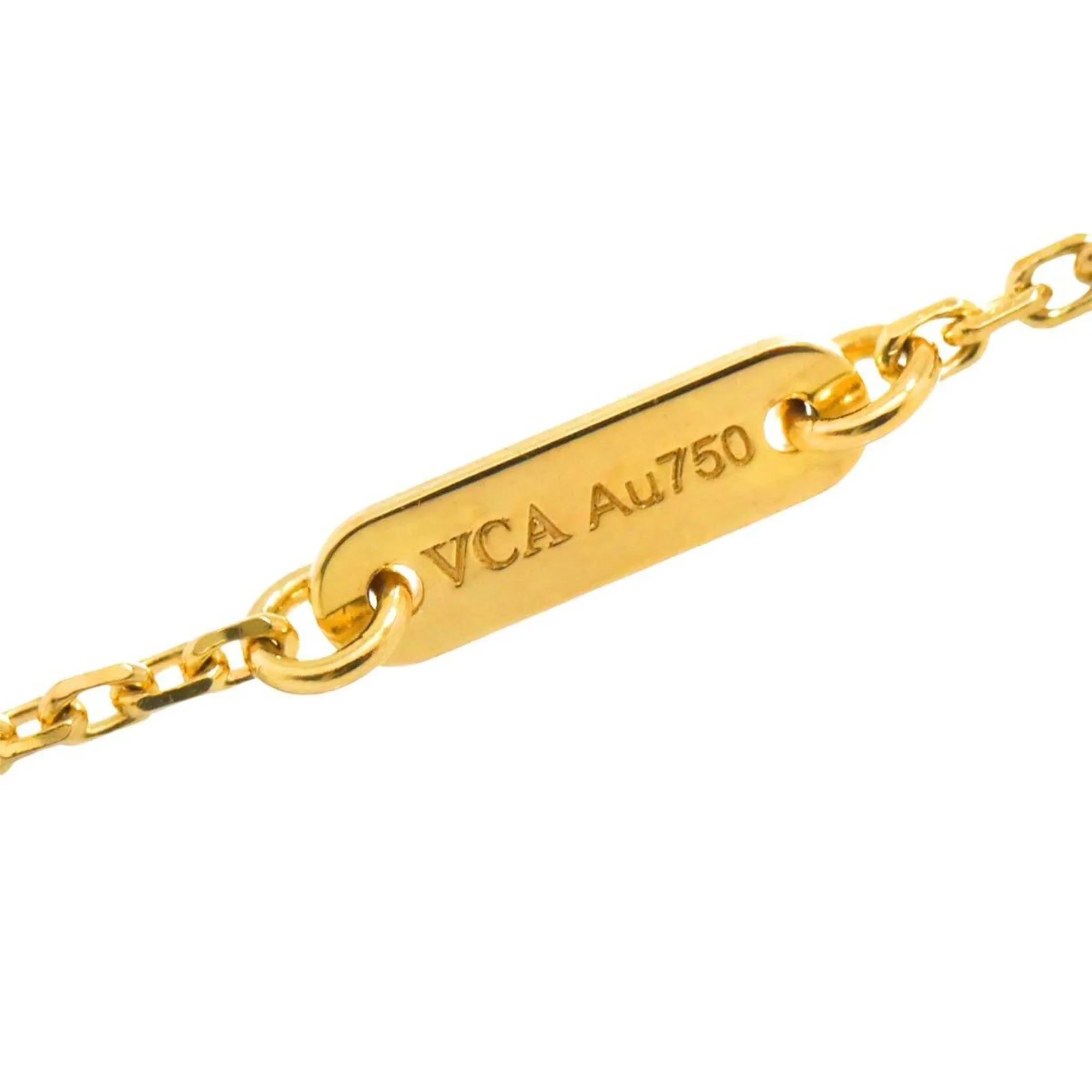 VAN CLEEF & ARPELS 18k Gold Charm Bracelet