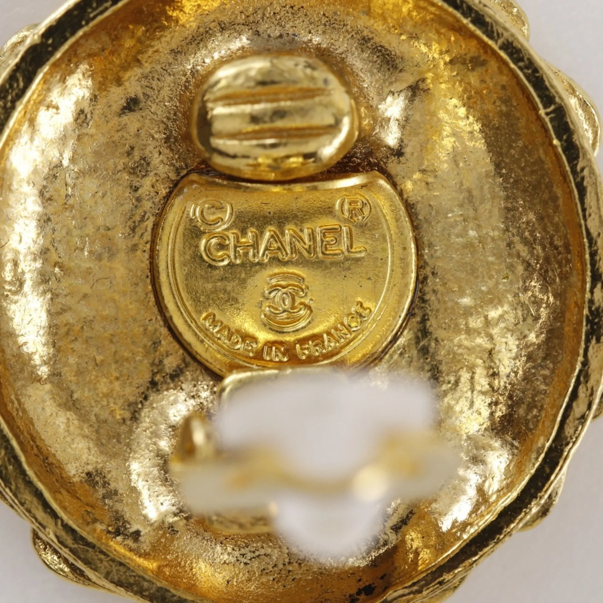 CHANEL Gold Earrings