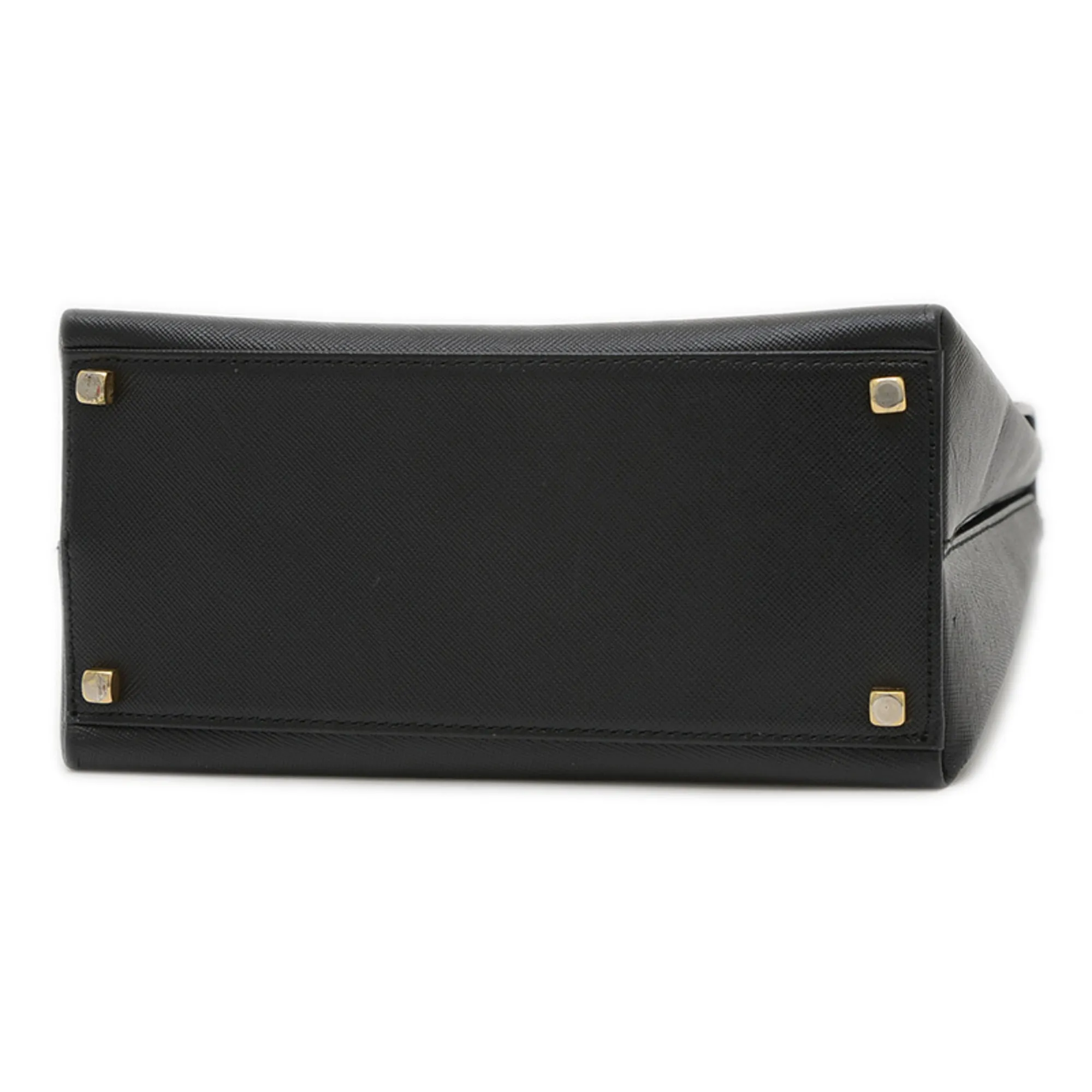 SALVATORE FERRAGAMO Black Leather Shoulder Bag