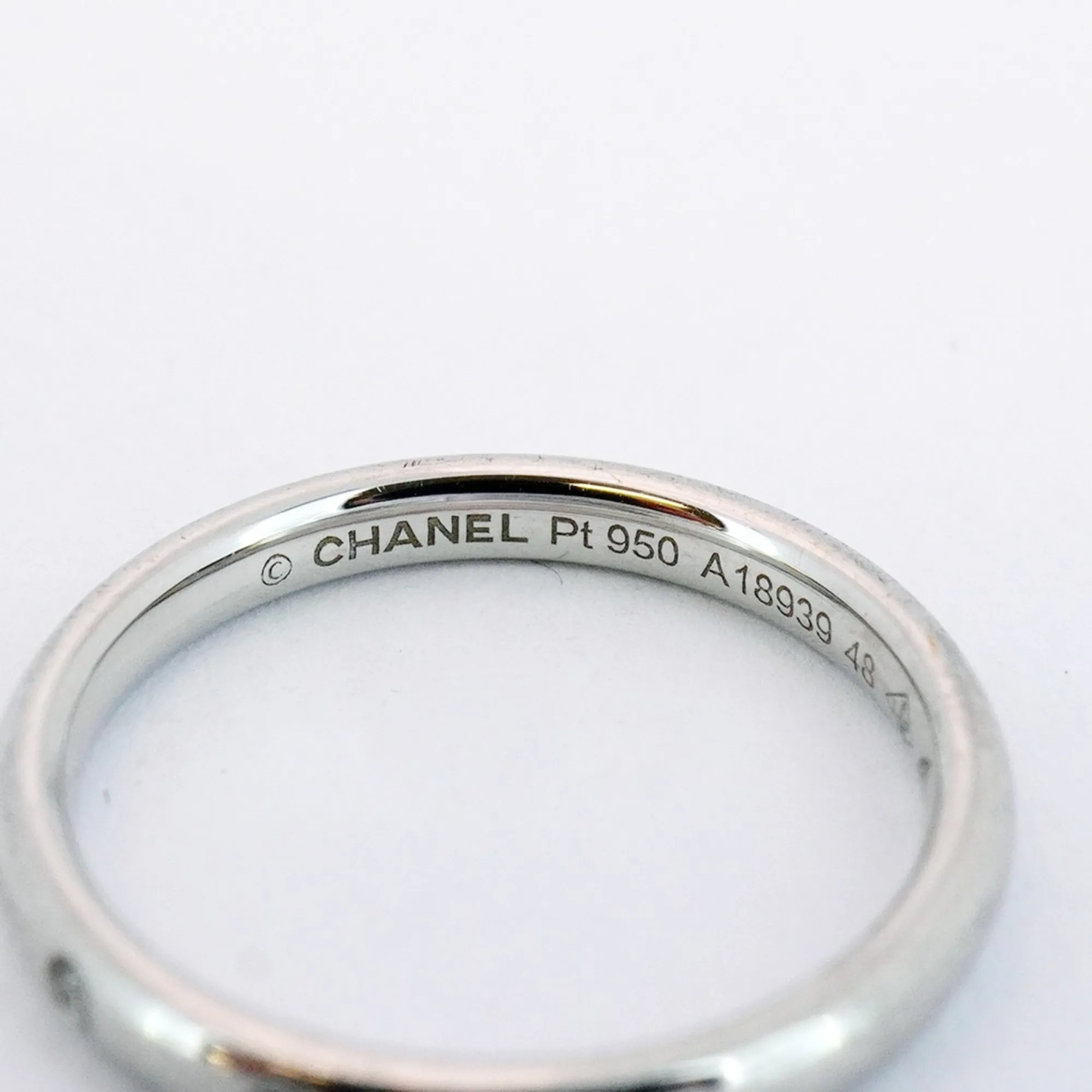 CHANEL Brown Diamond Ring #48